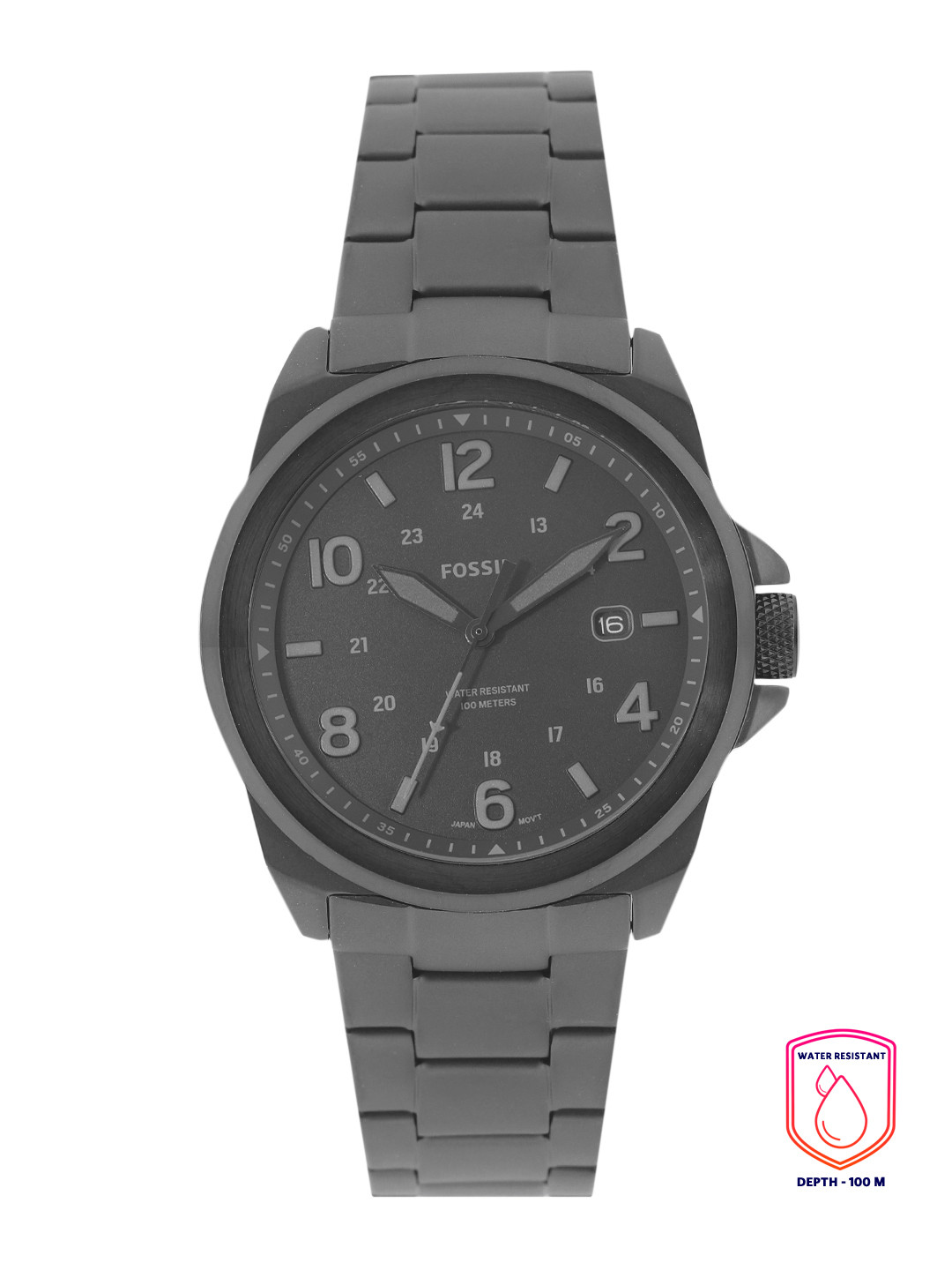 

Fossil Men Bronson Analogue Watch FS5940, Black