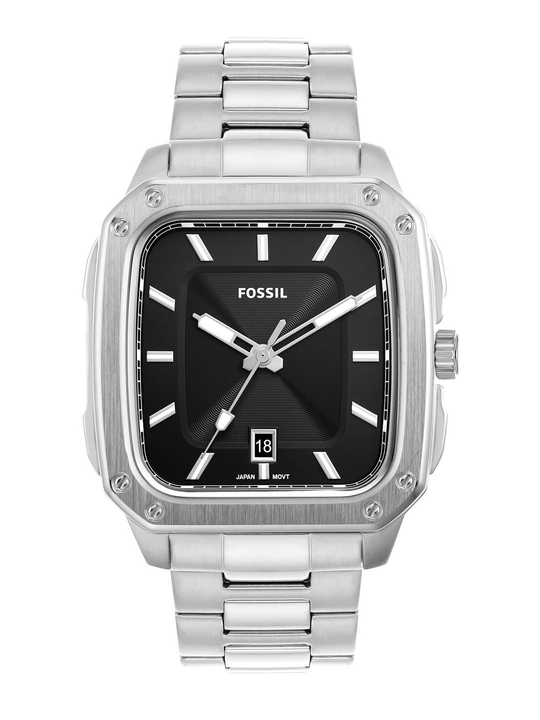 

Fossil Men Inscription Analogue Watch FS5933, Black