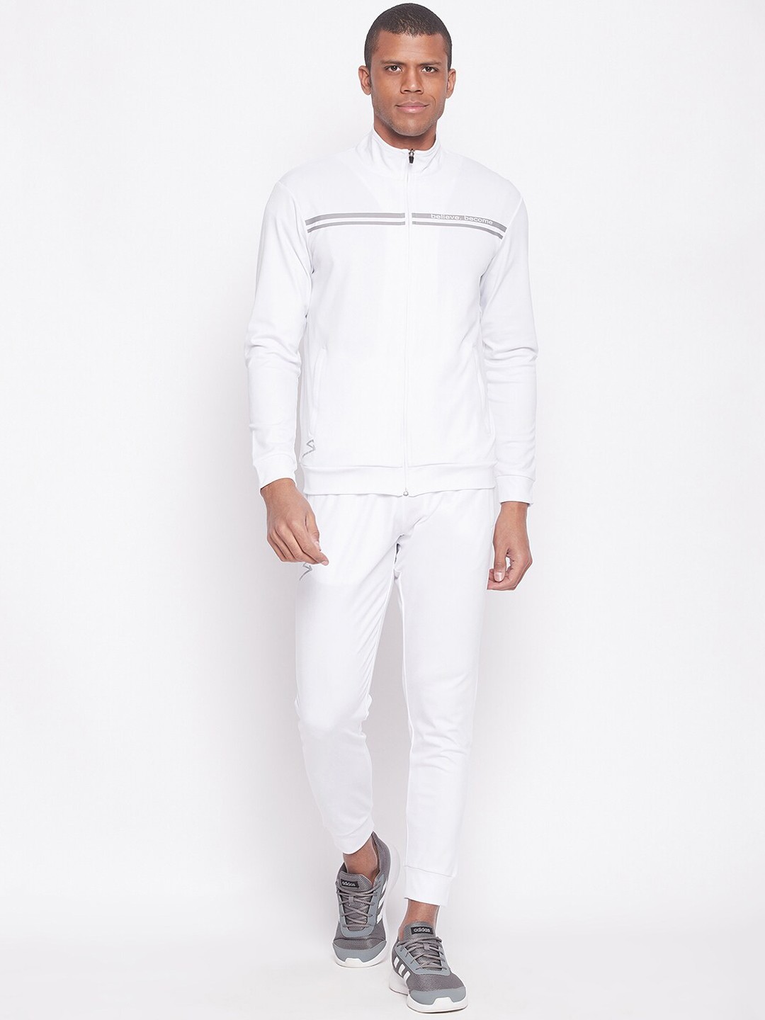

UNPAR Men Solid Tracksuits, White