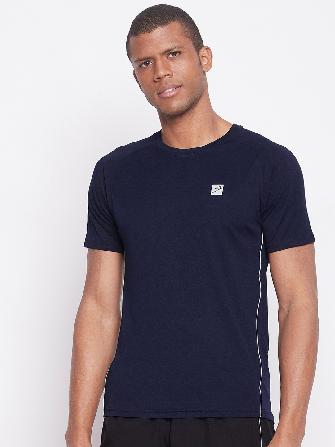 

UNPAR Men Round Neck T-shirt, Navy blue