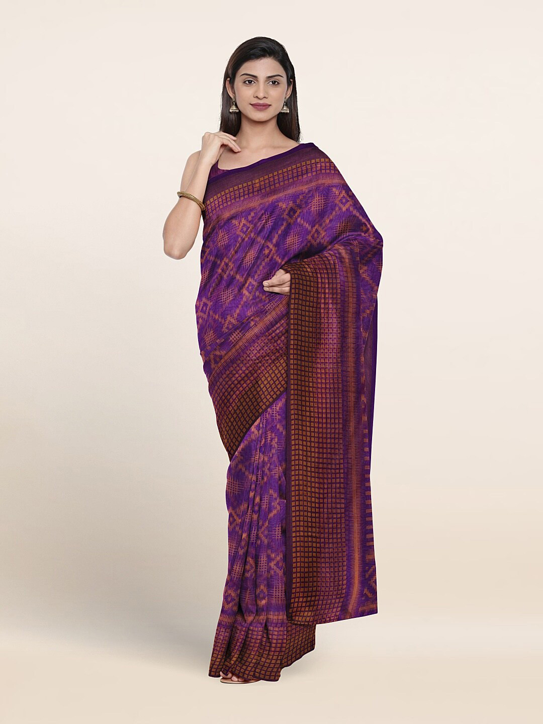 

Pothys Ethnic Motifs Saree, Violet