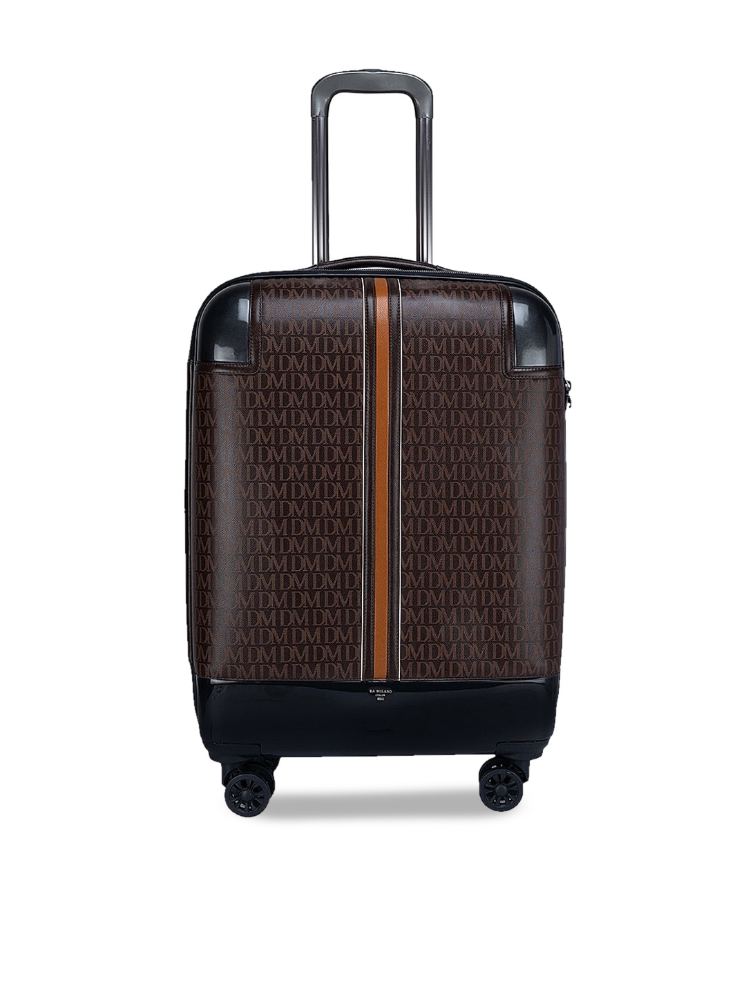 

Da Milano Hard Case Medium Luggage Trolley Bag, Brown