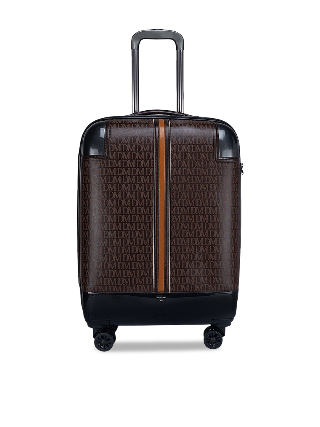 

Da Milano Hard Case Cabin Luggage Trolley Bag, Brown