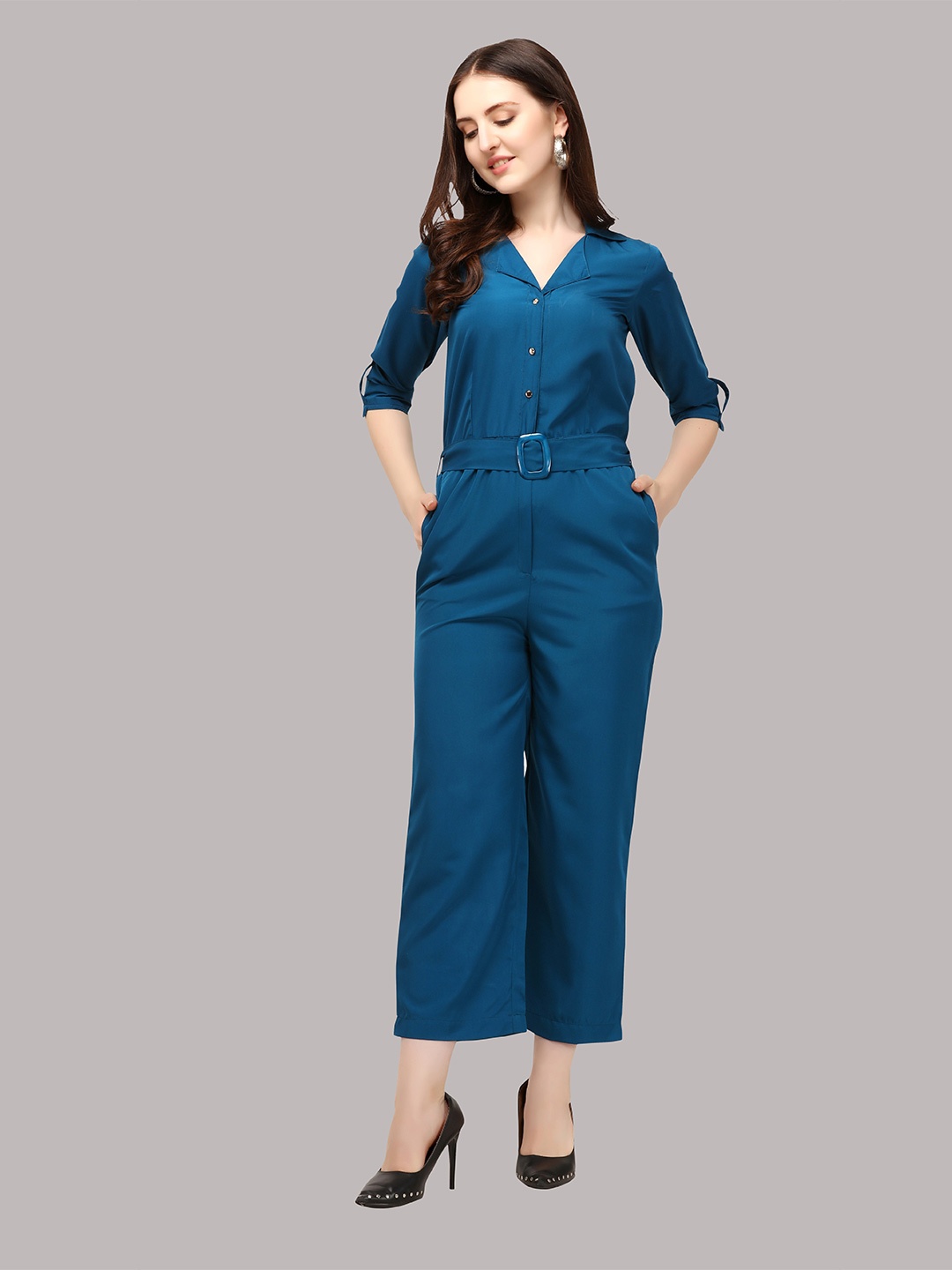 

Urban Luxe Women Basic Jumpsuit, Blue