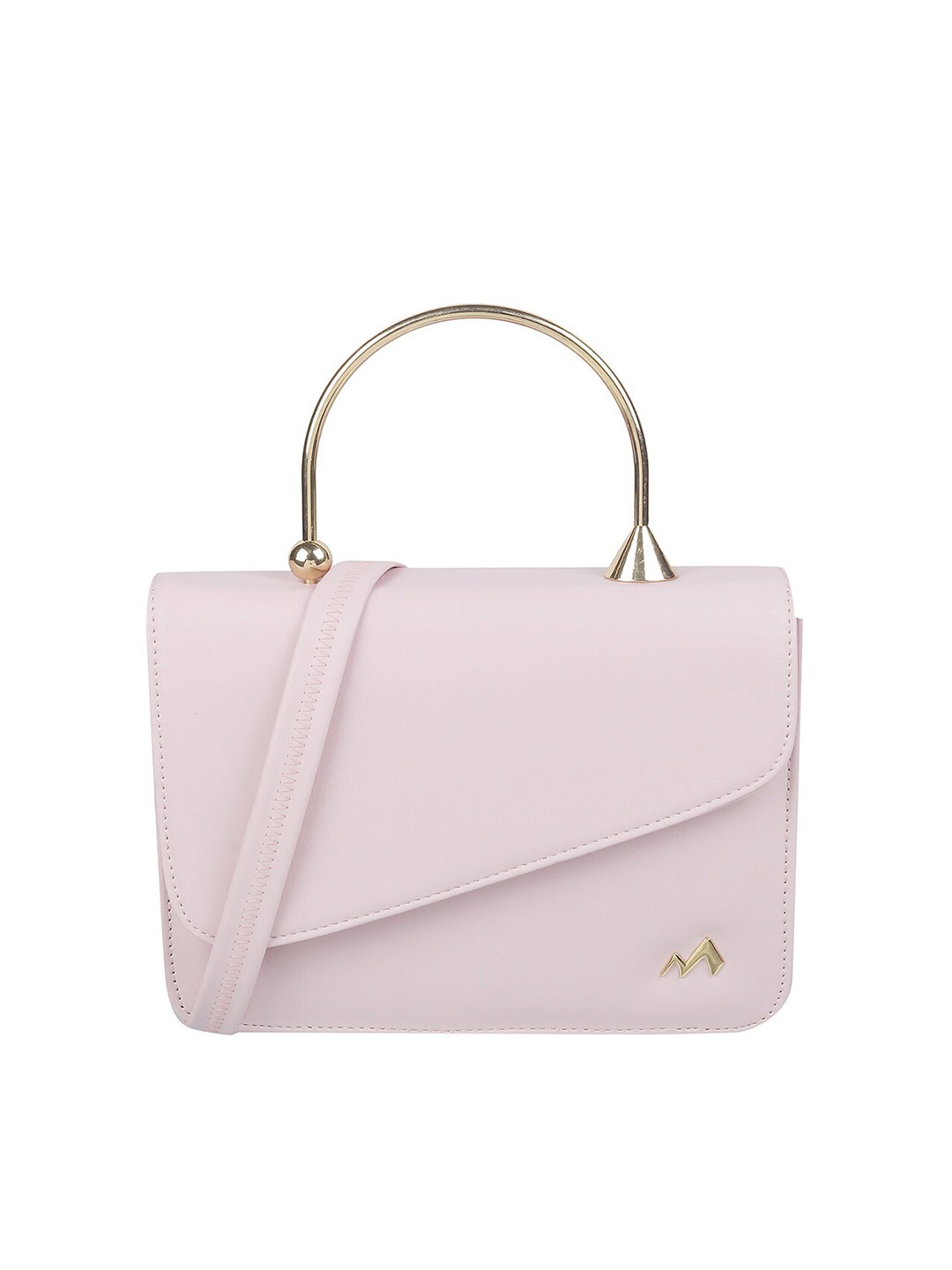 

Metro Solid Foldover Clutch, Pink