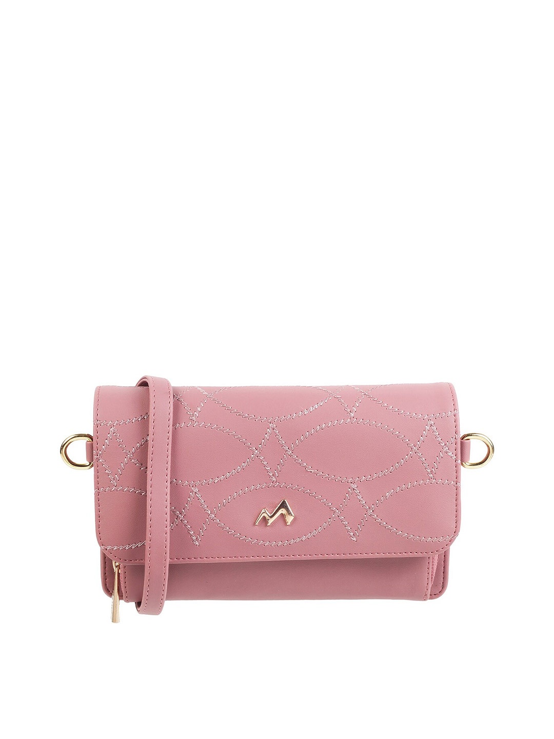 

Metro Structured Sling Bag, Pink