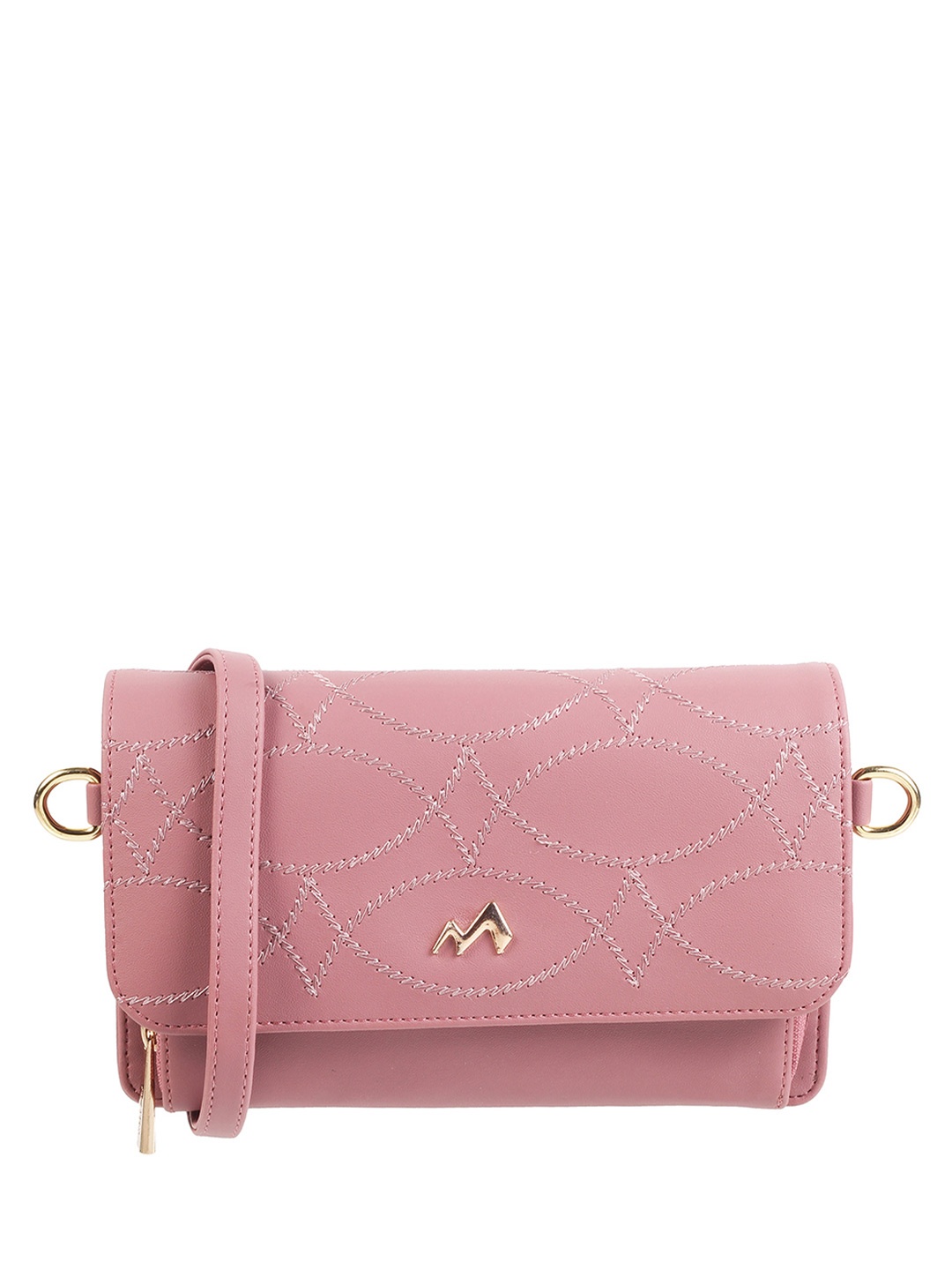 

Metro Structured Sling Bag, Pink