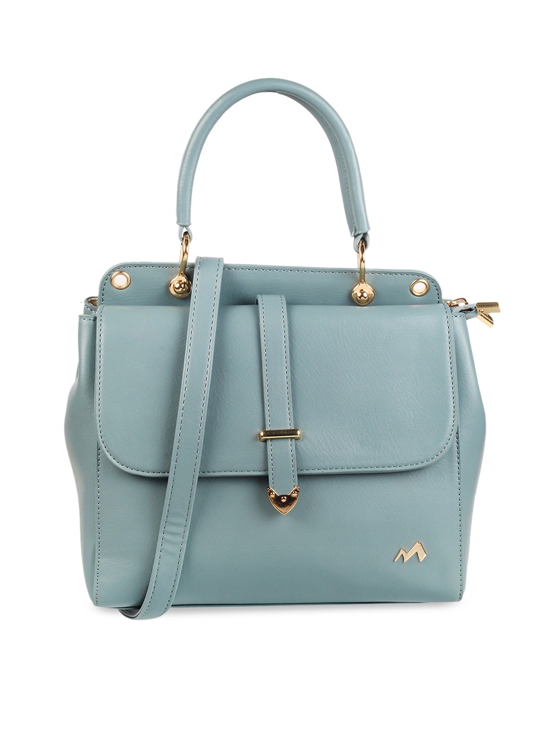 

Metro Embellished PU Structured Handheld Bag, Blue