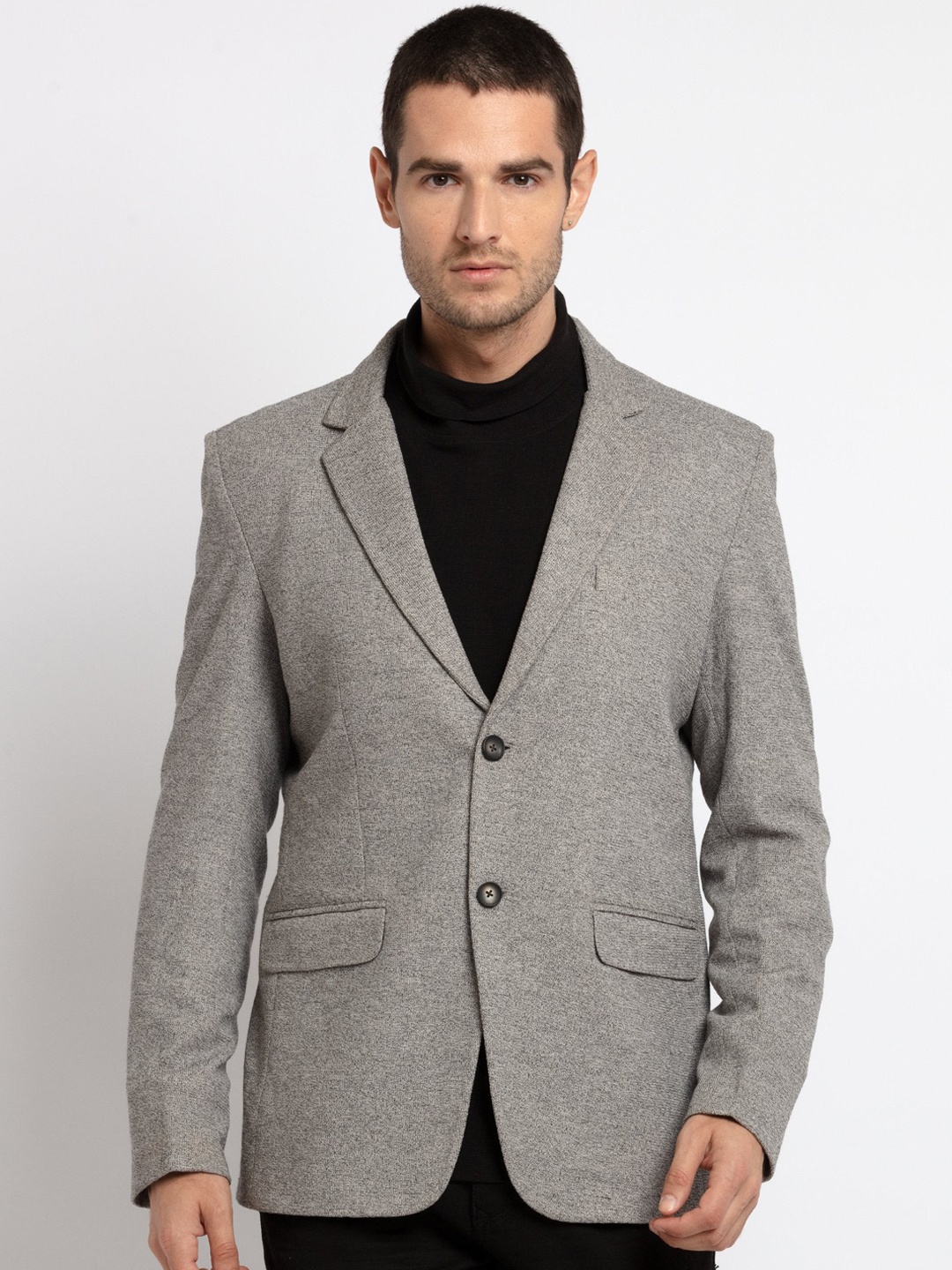 

Status Quo Men Single-Breasted Blazer, Grey