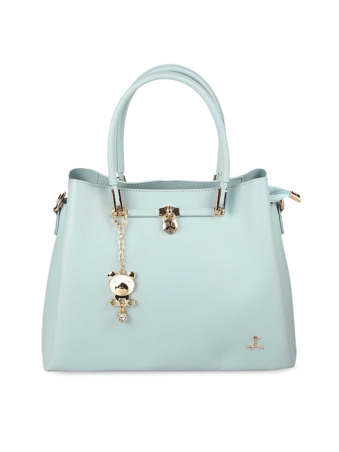 

Mochi Blue PU Structured Handheld Bag