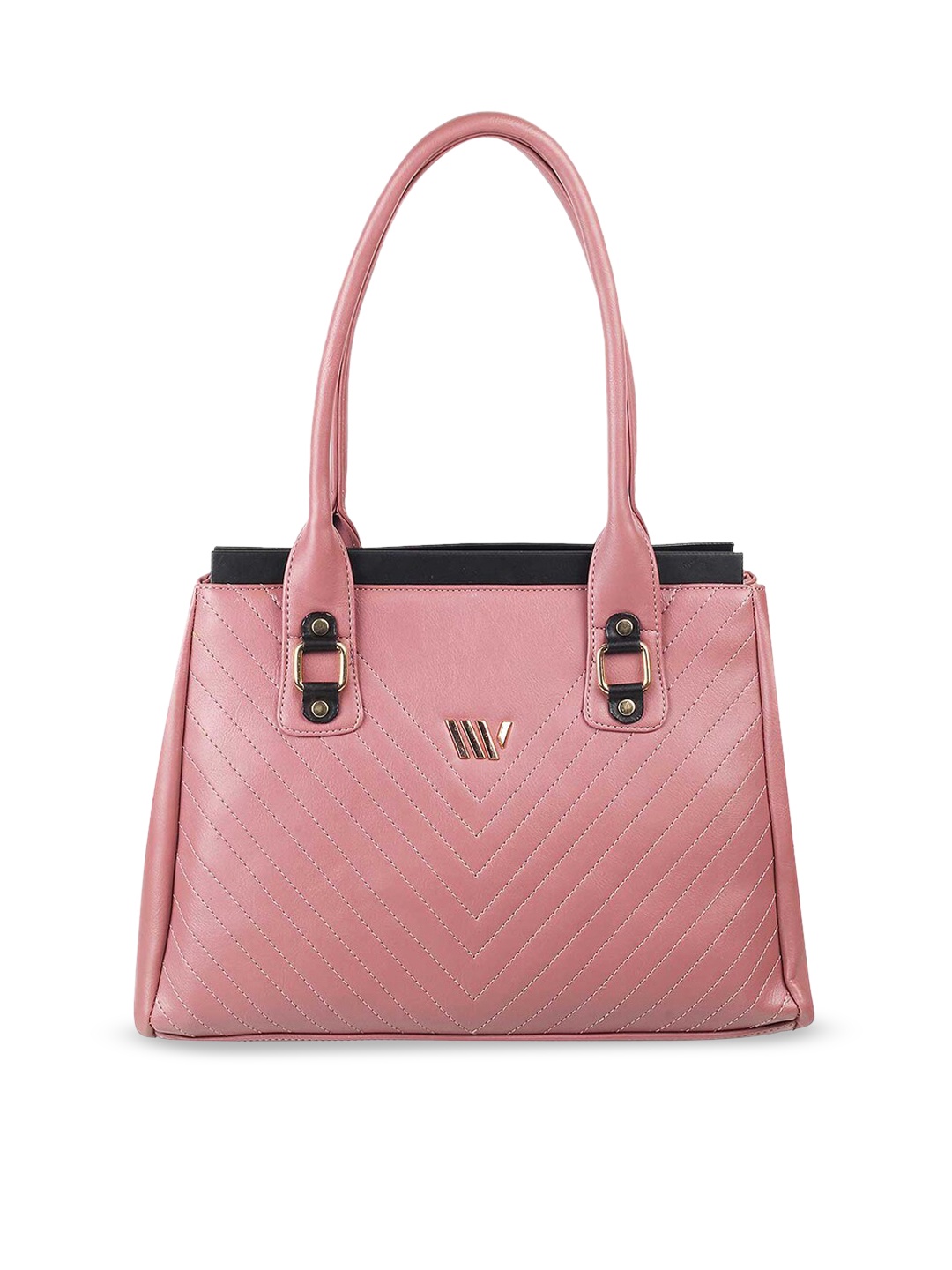 

WALKWAY by Metro Textured Structured Shoulder Bag, Peach