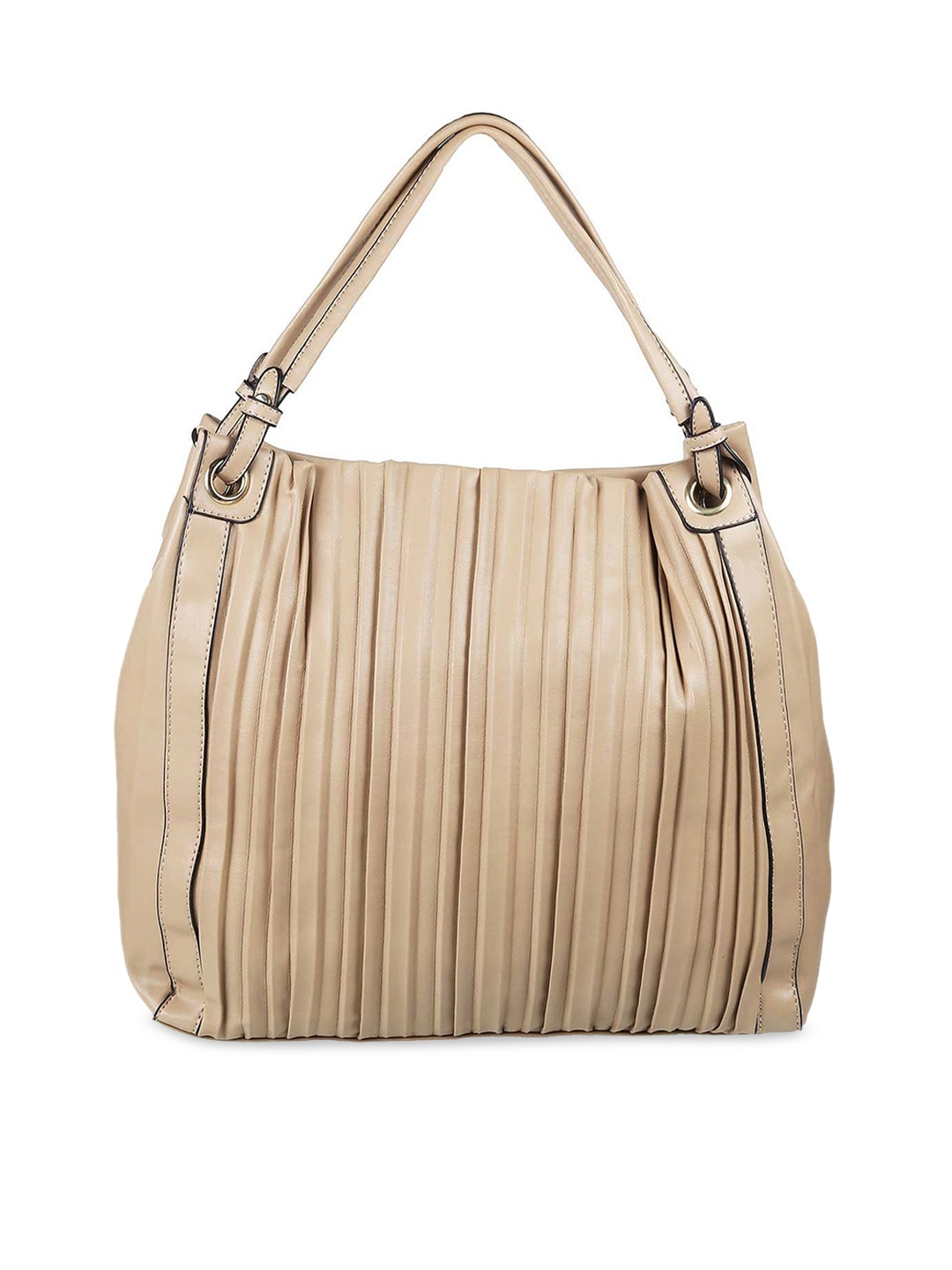 

WALKWAY by Metro Striped Oversized Structured Hobo Bag, Beige