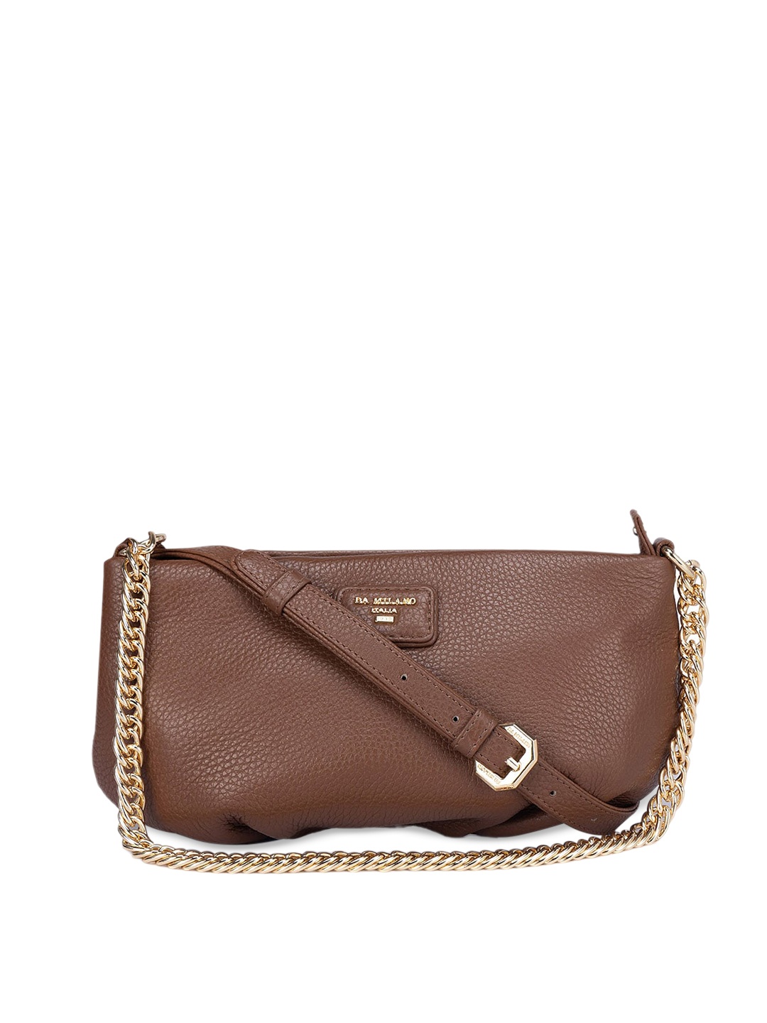 

Da Milano Structured Sling Bag, Brown