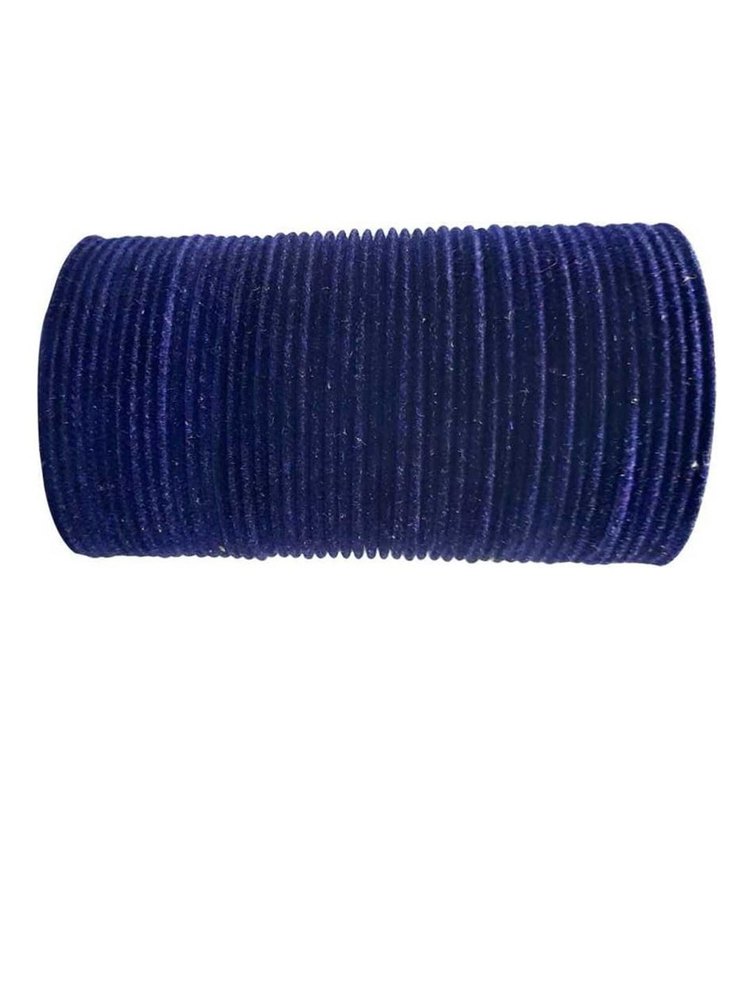 

FEMMIBELLA Set Of 36 Velvet Bangles, Navy blue