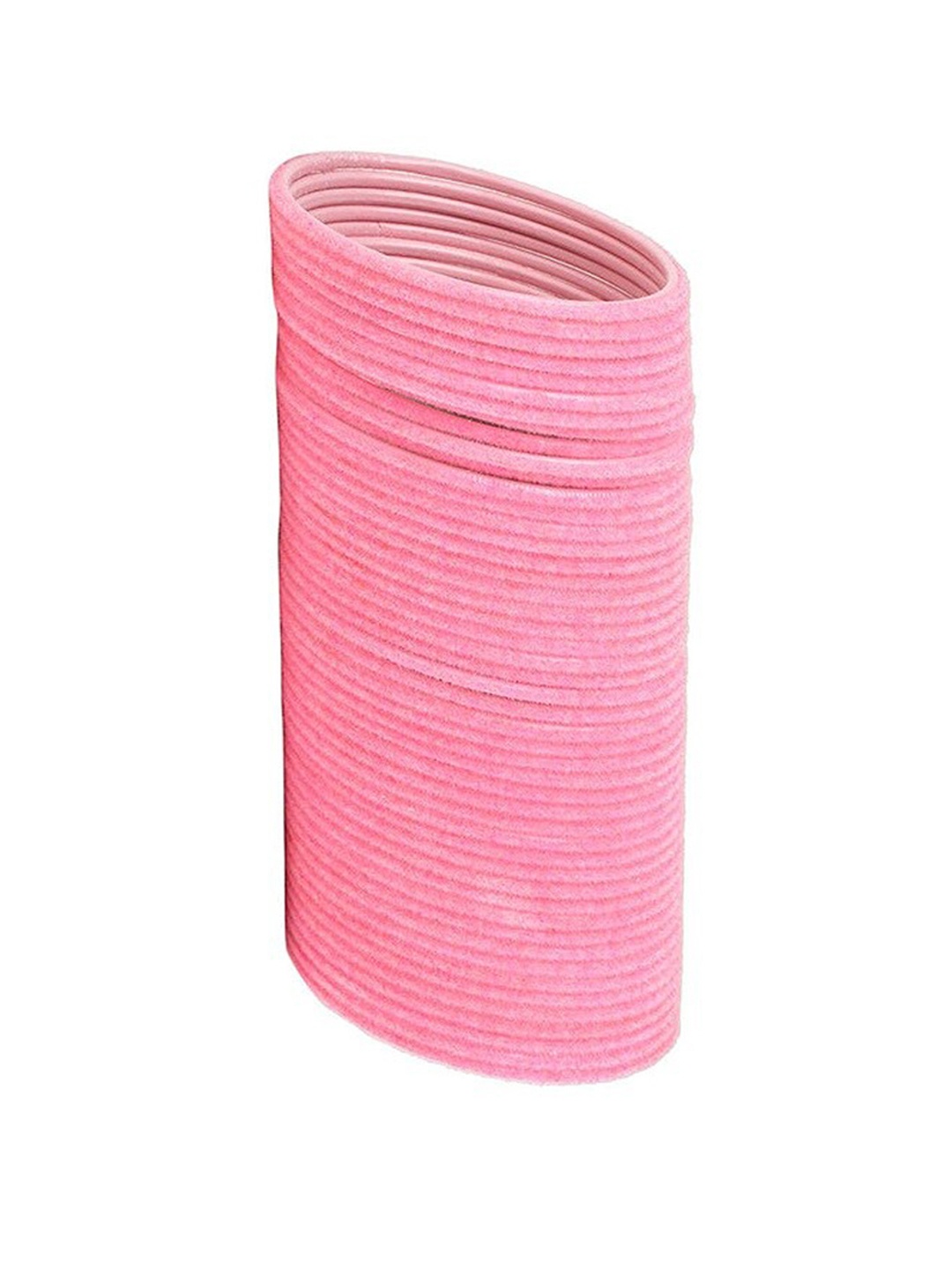 

FEMMIBELLA Set Of 36 Glossy Velvet Bangle, Pink