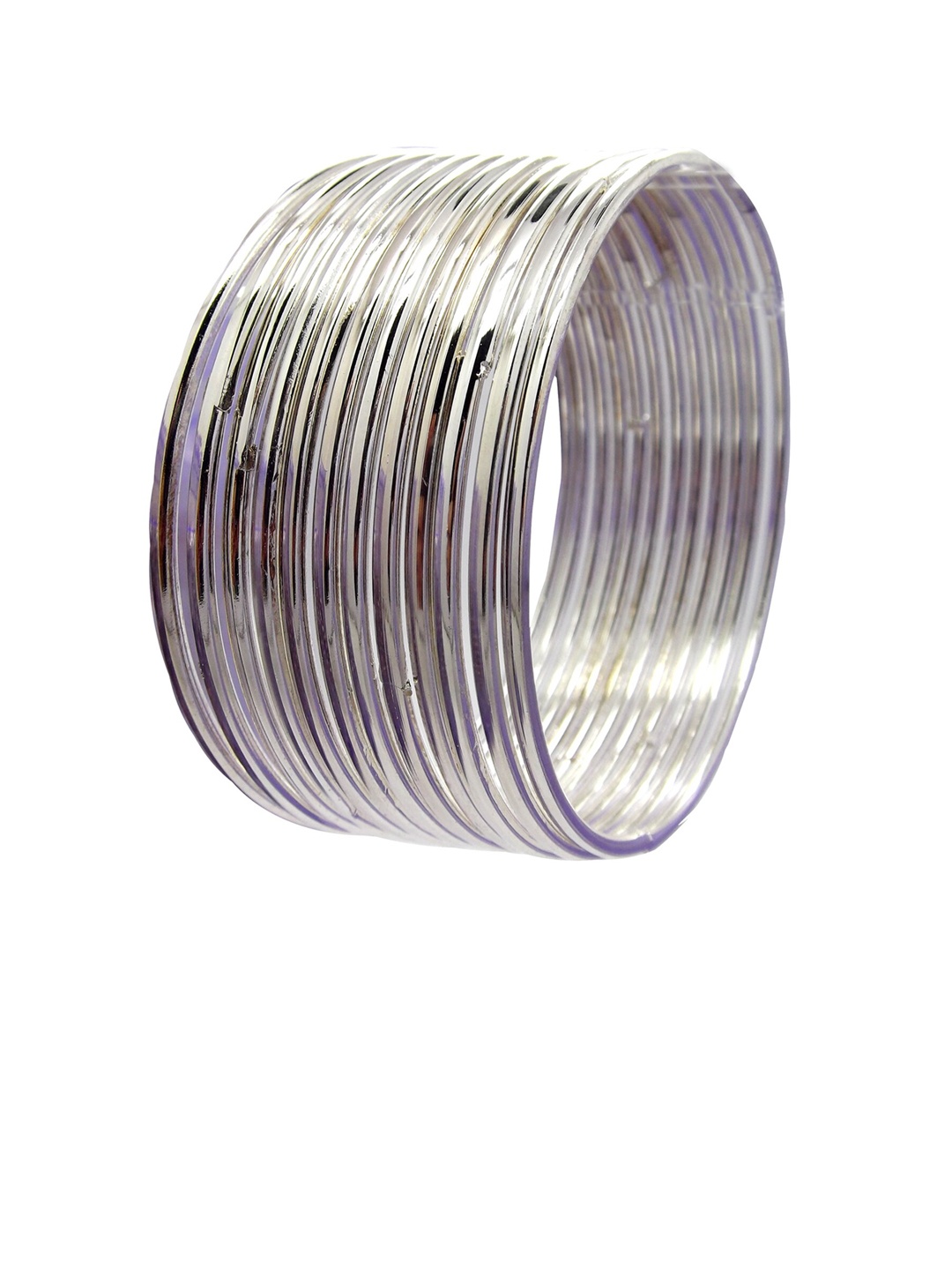 

FEMMIBELLA Set Of 12 Bangle, Silver