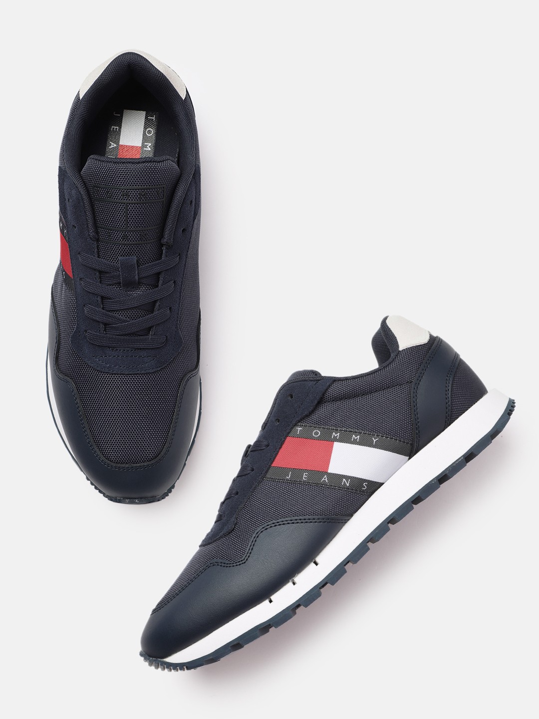 

Tommy Hilfiger Men Solid Sneakers, Navy blue