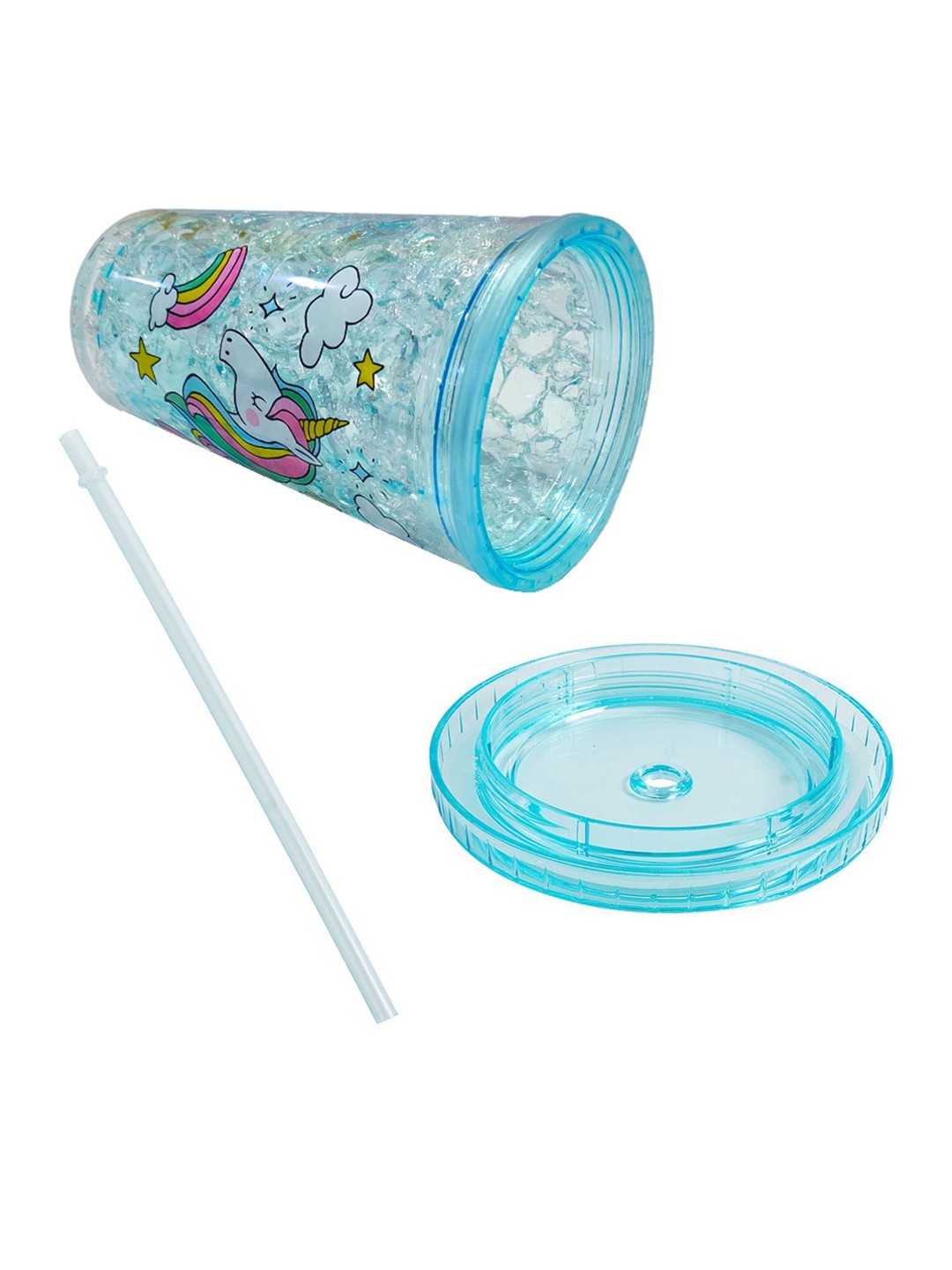 

BonZeaL Unicorn Blue Water Bottle 450Ml