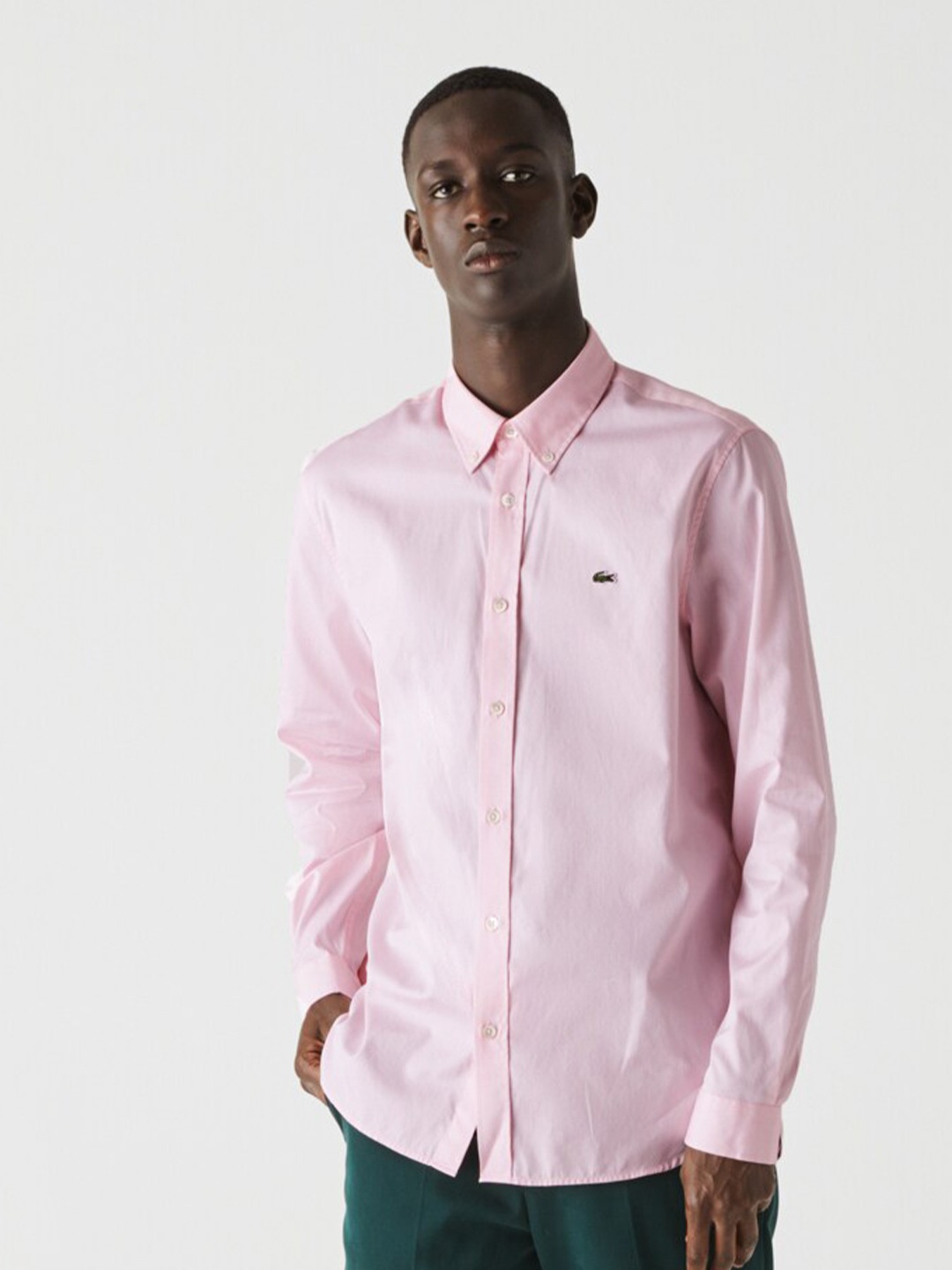 

Lacoste Men Premium Formal Shirt, Pink