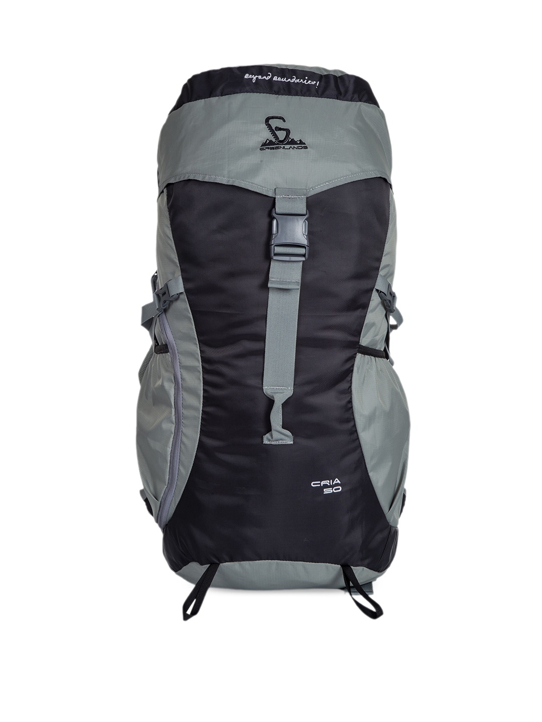 

GREENLANDS Colourblocked Travel Rucksack, Grey