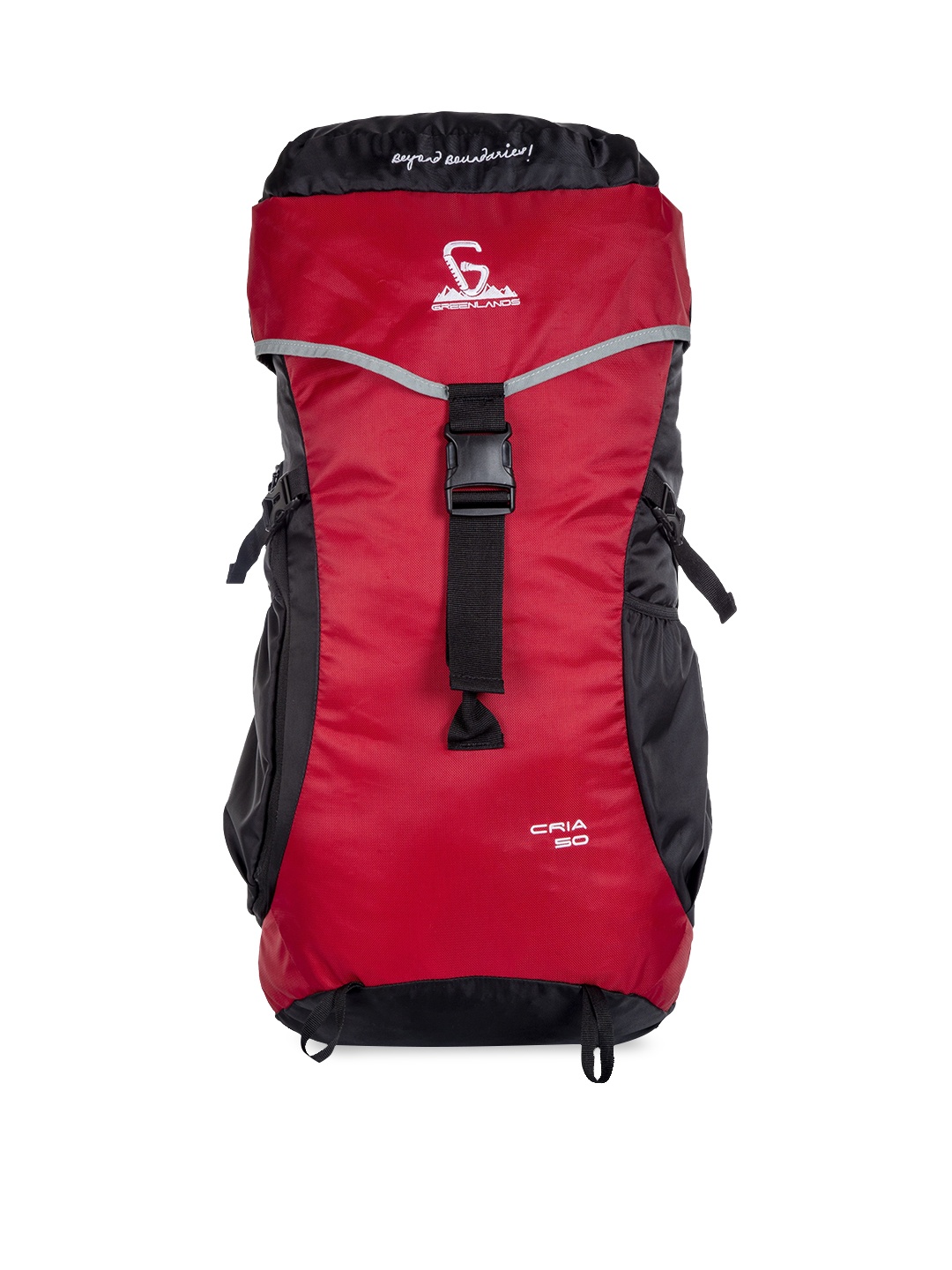 

GREENLANDS Colourblocked Padded Rucksack, Red