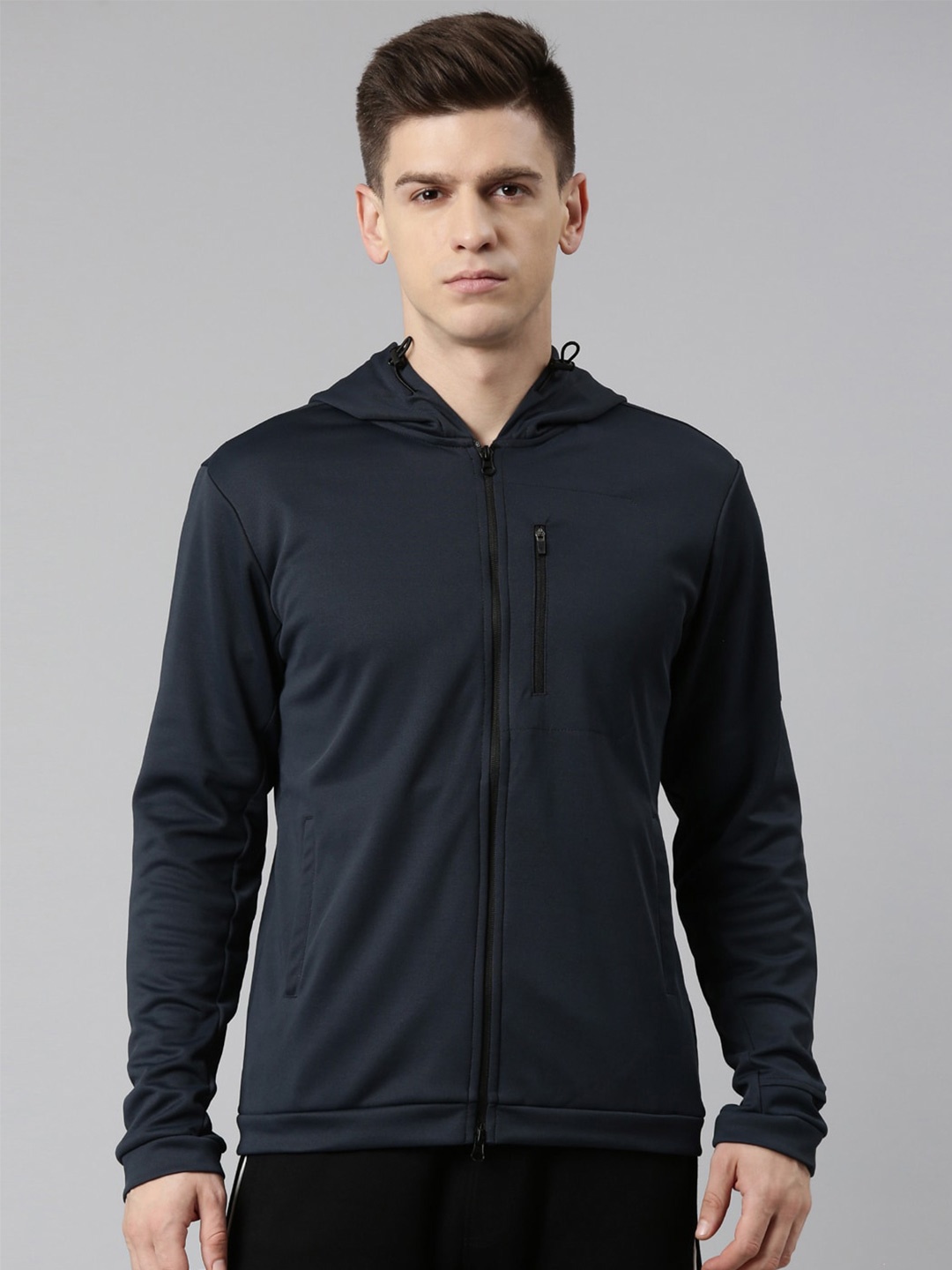 

Proline Active Hooded Front-Open Sweatshirt, Grey