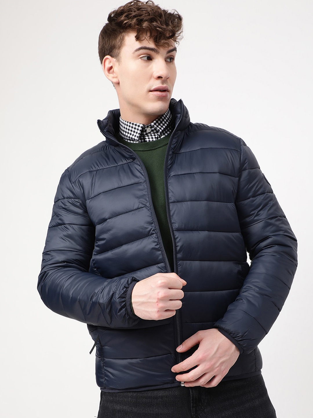 

LINDBERGH Men Puffer Jacket, Navy blue