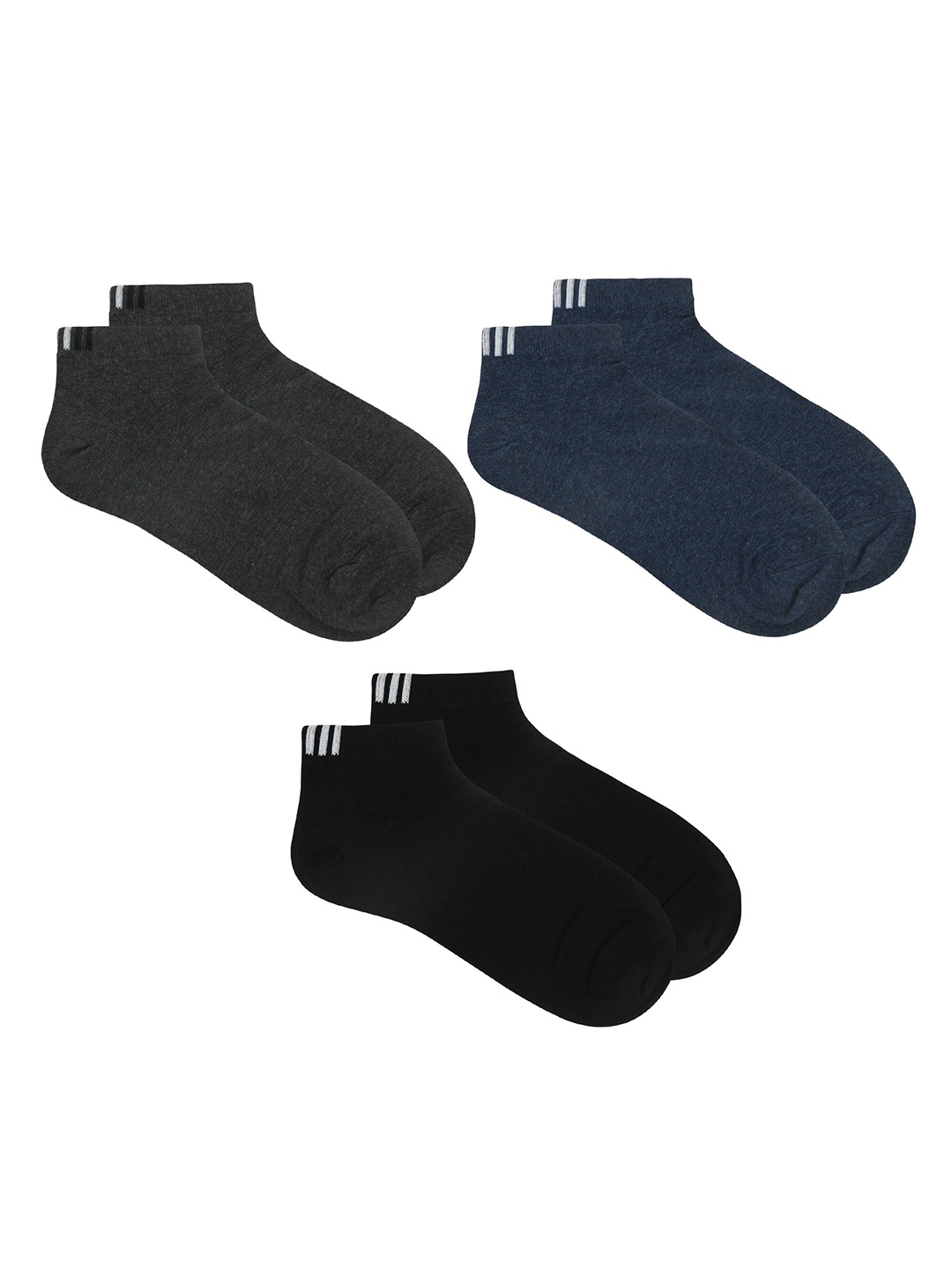 

Roadster Men Pack Of 6 Ankle-Length Cotton Socks, Grey