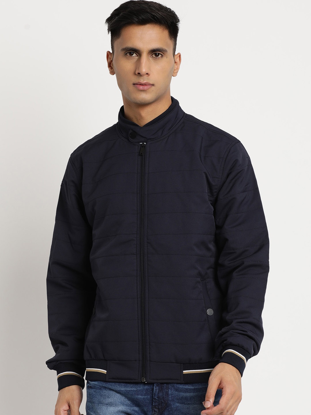 

Turtle Men Windcheater Bomber Jacket, Navy blue