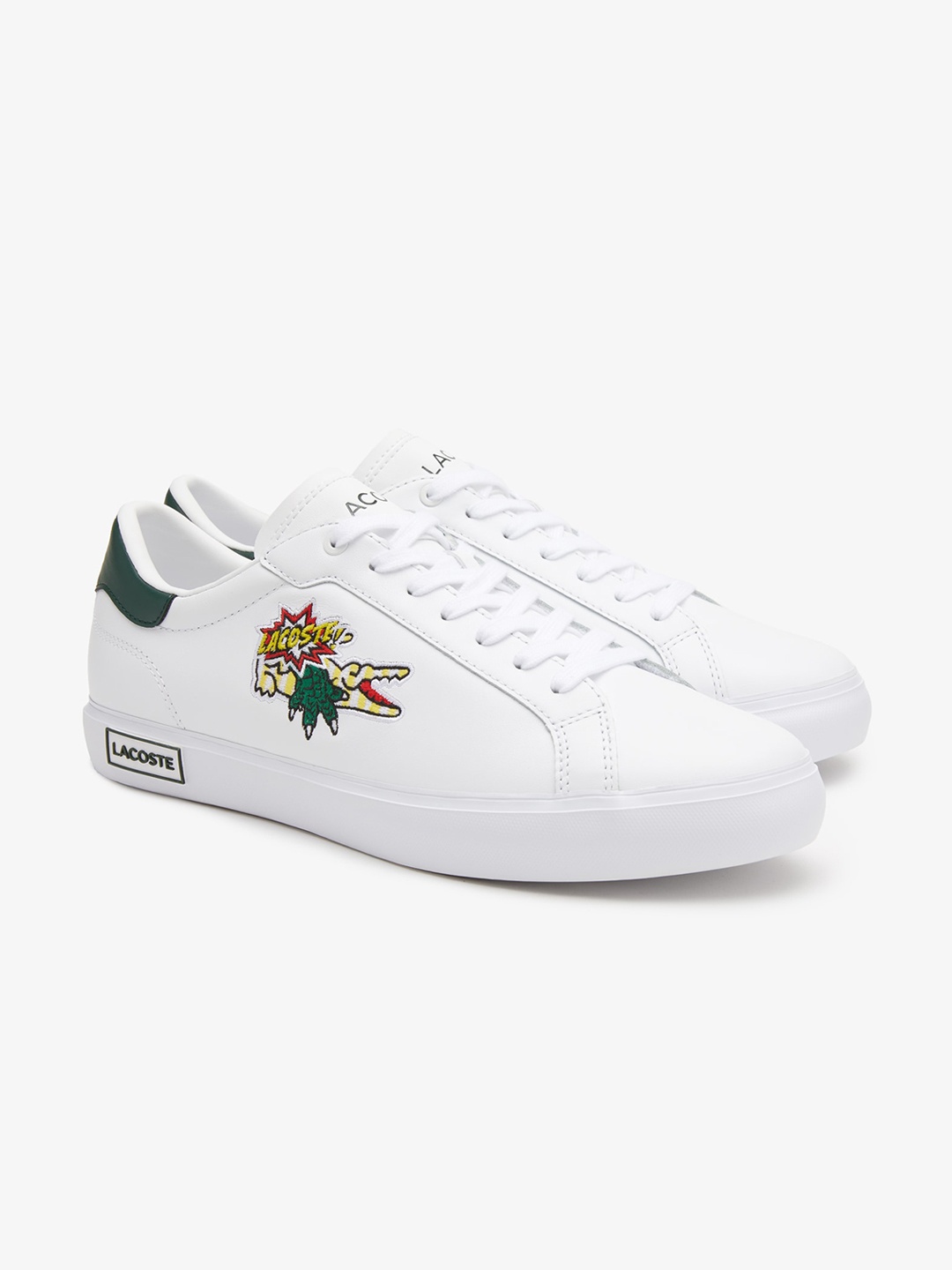 

Lacoste Men Leather Sneakers, White