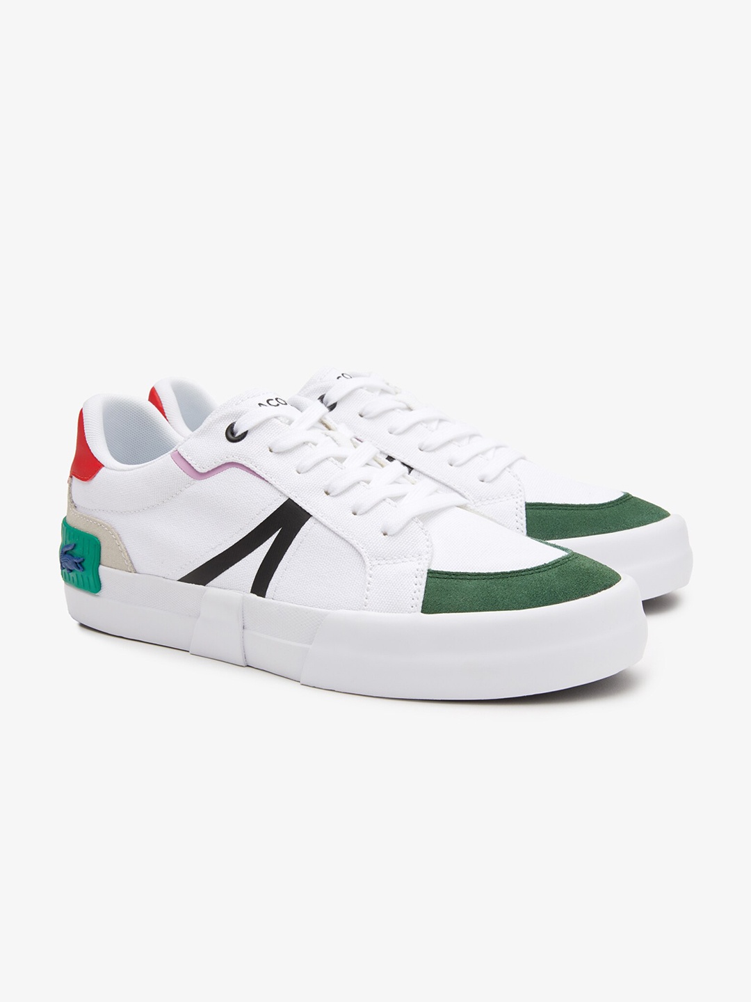 

Lacoste Men Colourblocked Sneakers, White