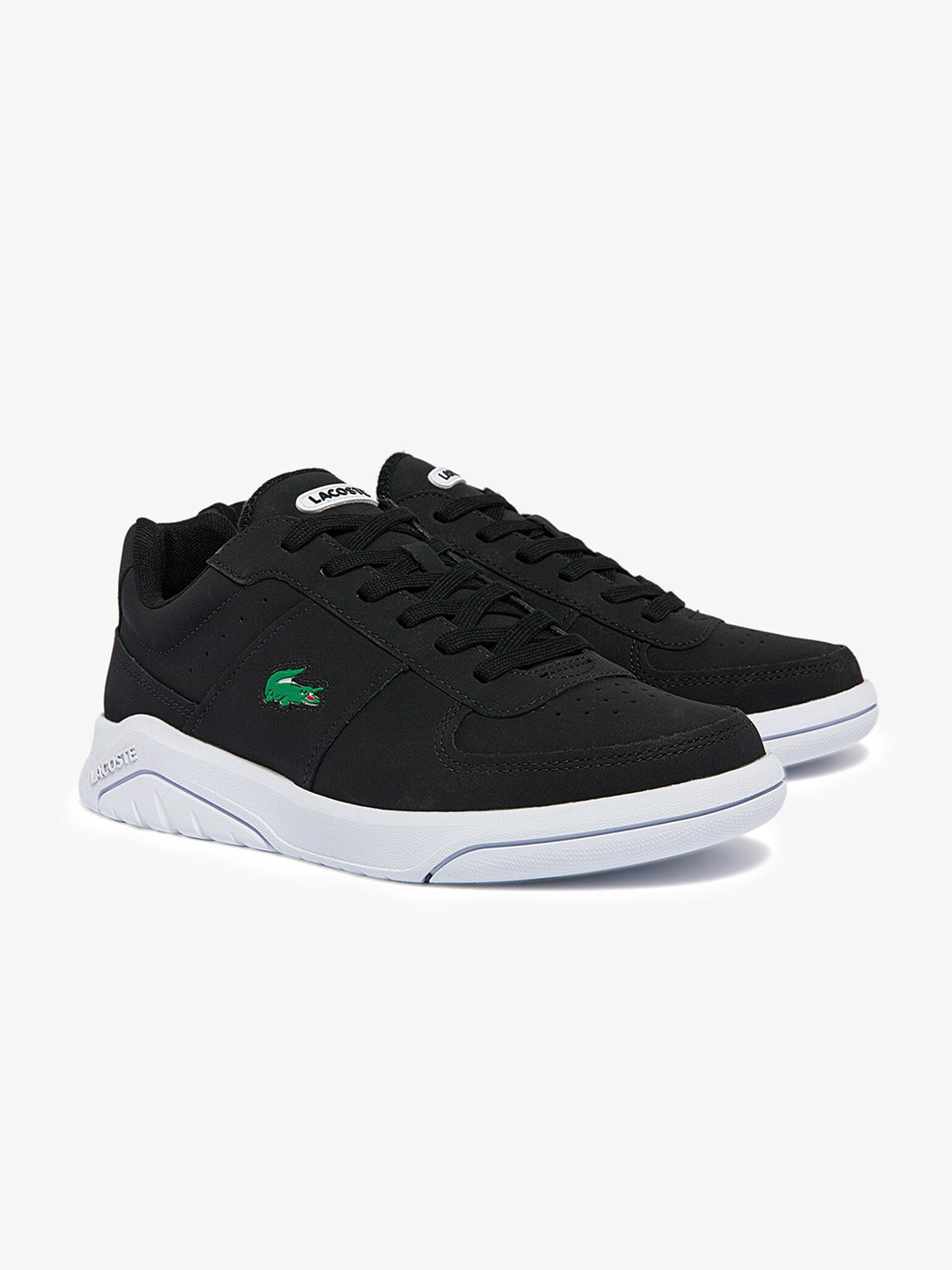 

Lacoste Men Leather Sneakers, Black