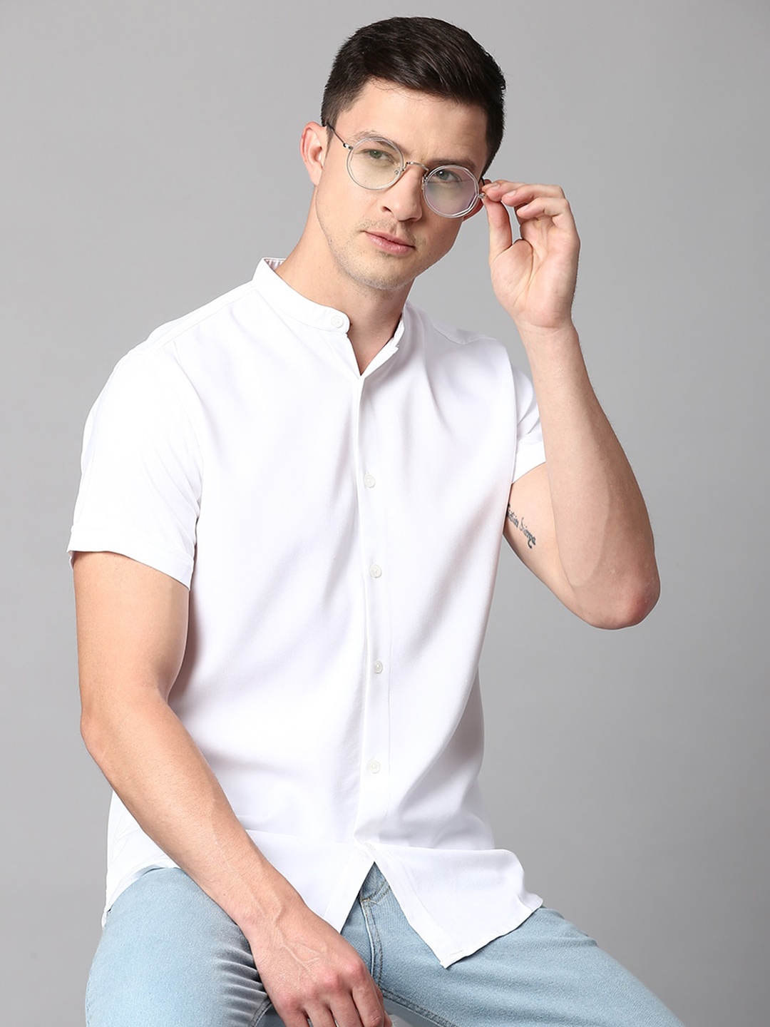 

Dennis Lingo Slim Fit Casual Shirt, White