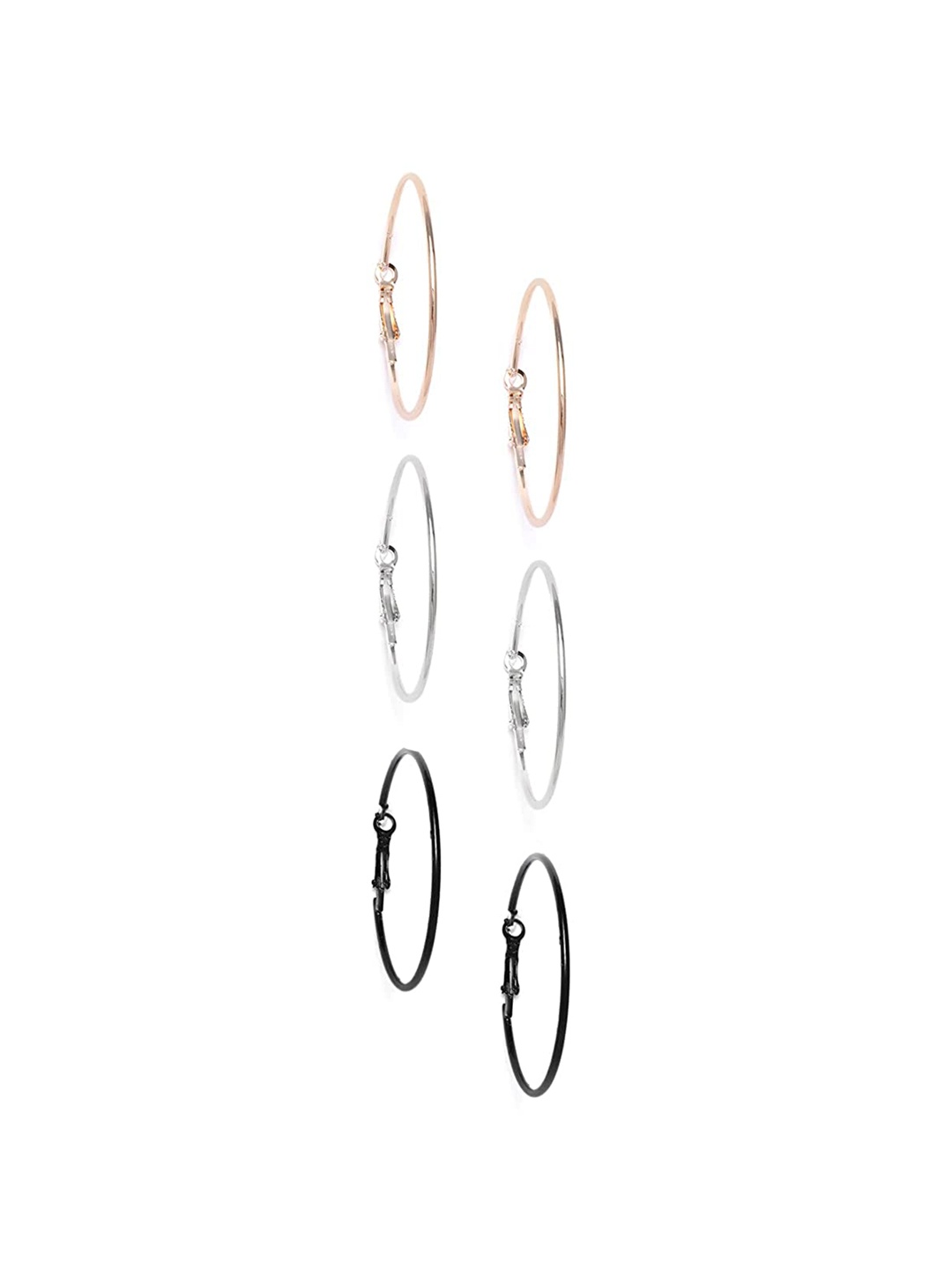 

The Pari Contemporary Hoop Earrings, Gold