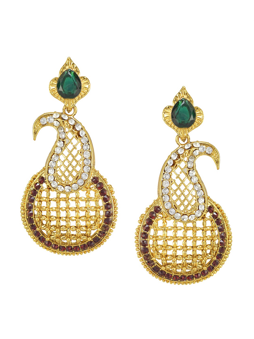 

The Pari Contemporary Drop Earrings, Gold