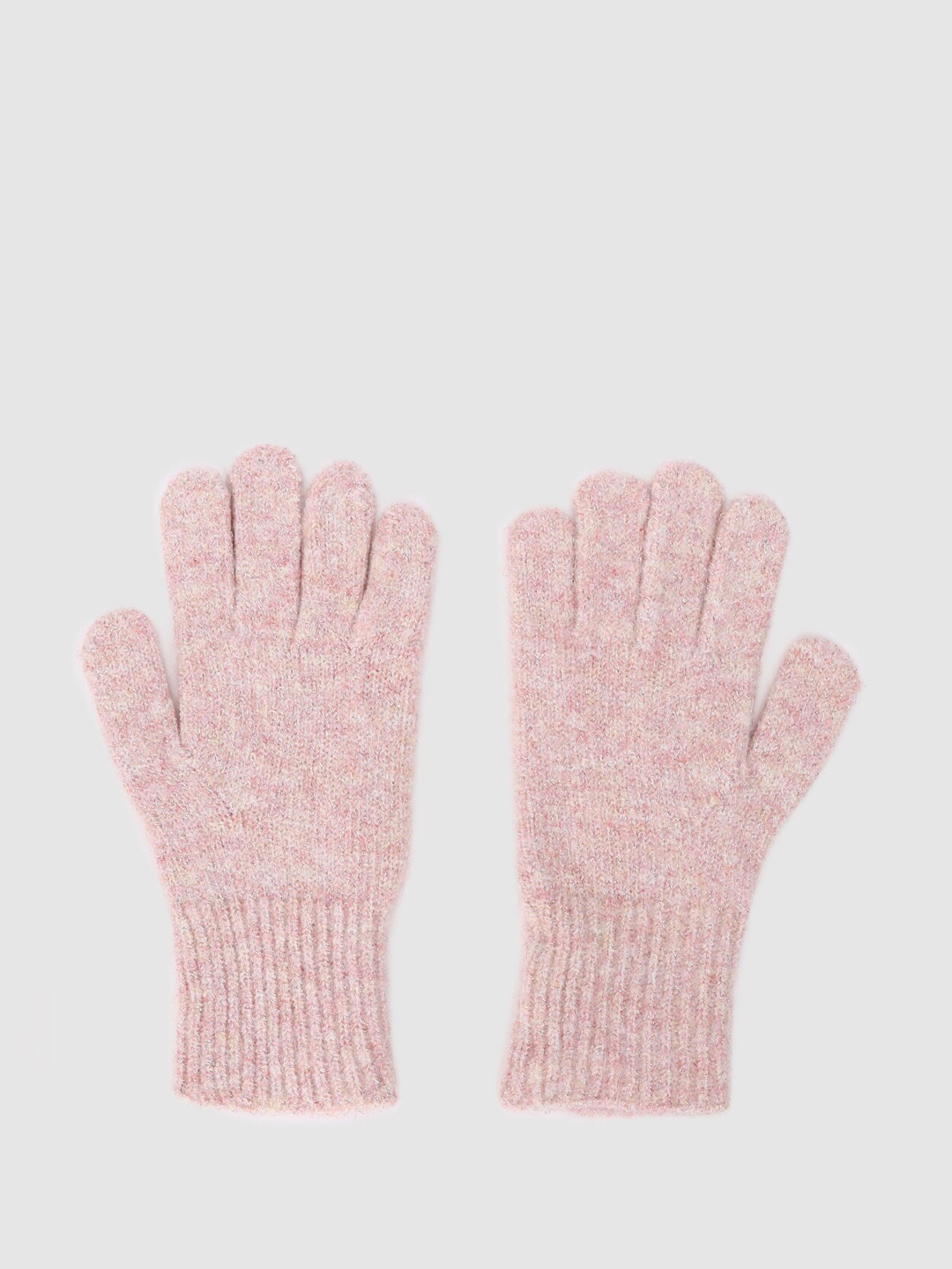 

ONLY ONLLERKE LIFE LURE Women Self-Design Gloves, Pink