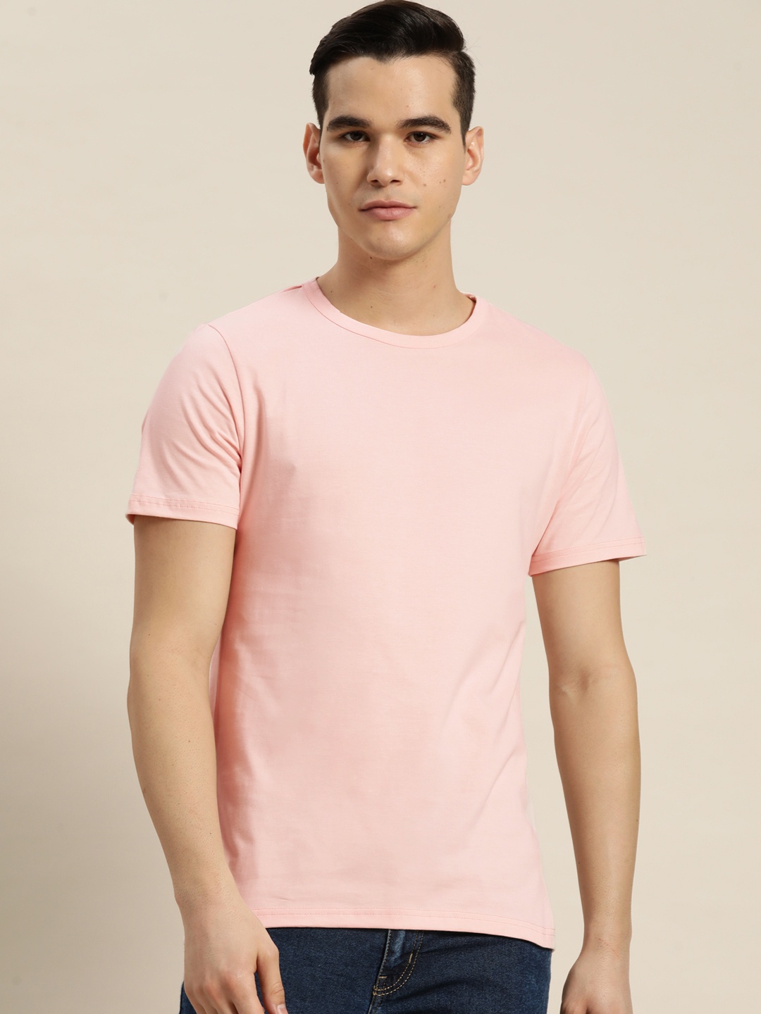 

INVICTUS Pure Cotton T-shirt, Pink