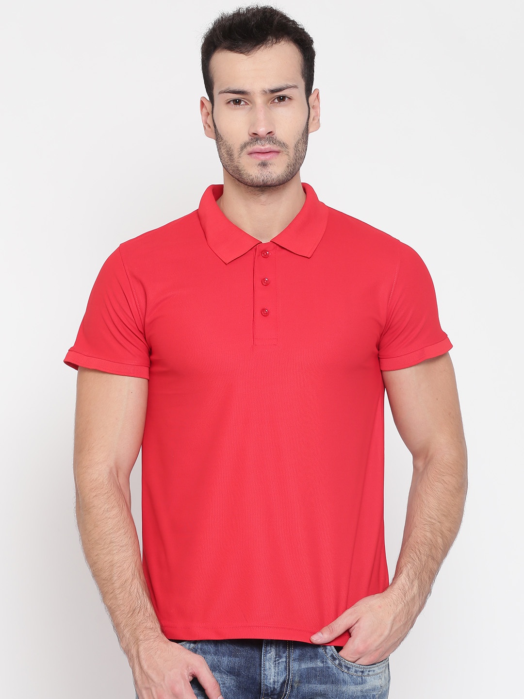 

American Crew Pack of 2 Polo T-shirts, Red