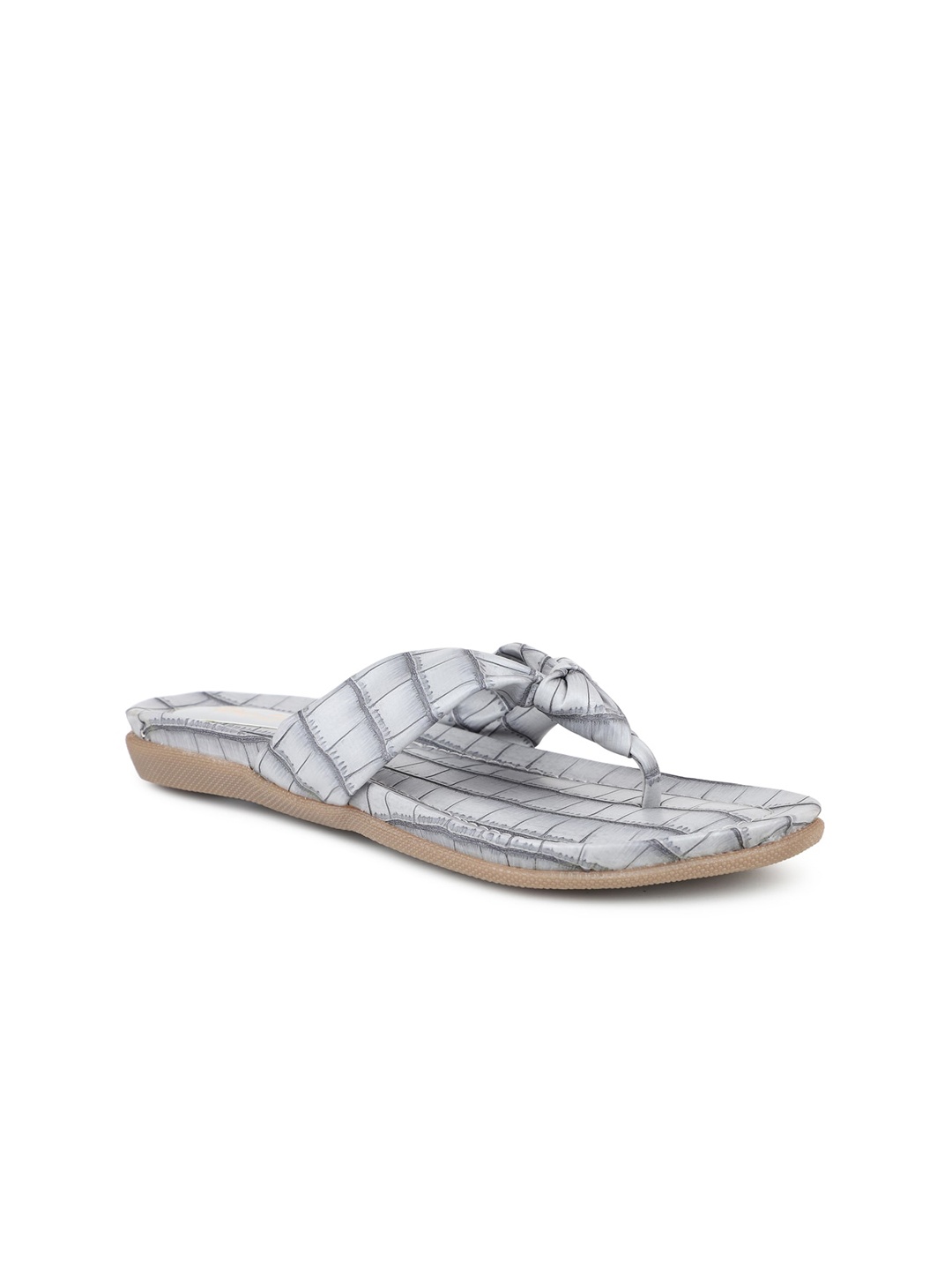 

Inc 5 Women Printed Open Toe Flats, Grey