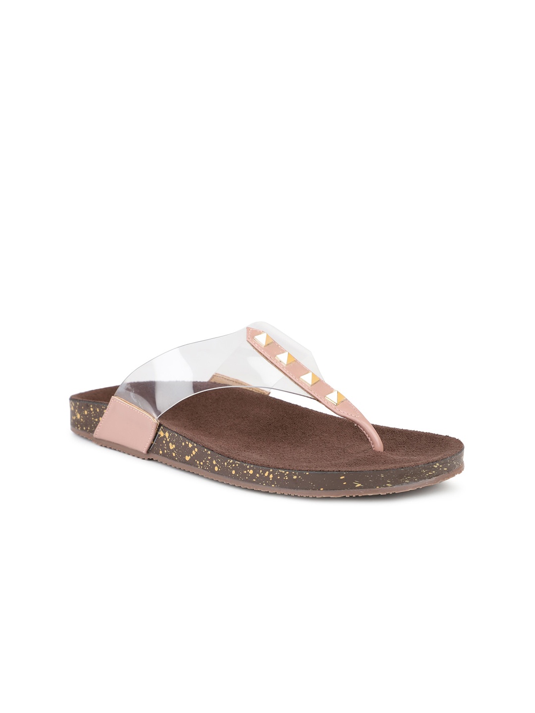 

Inc 5 Women Open Toe Flats, Peach