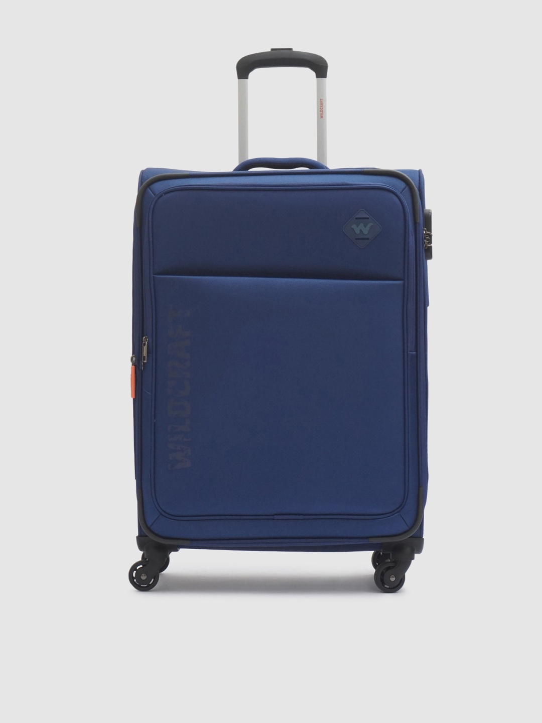 

Wildcraft Spectra Soft-Sided Nylon Trolley Bag, Navy blue