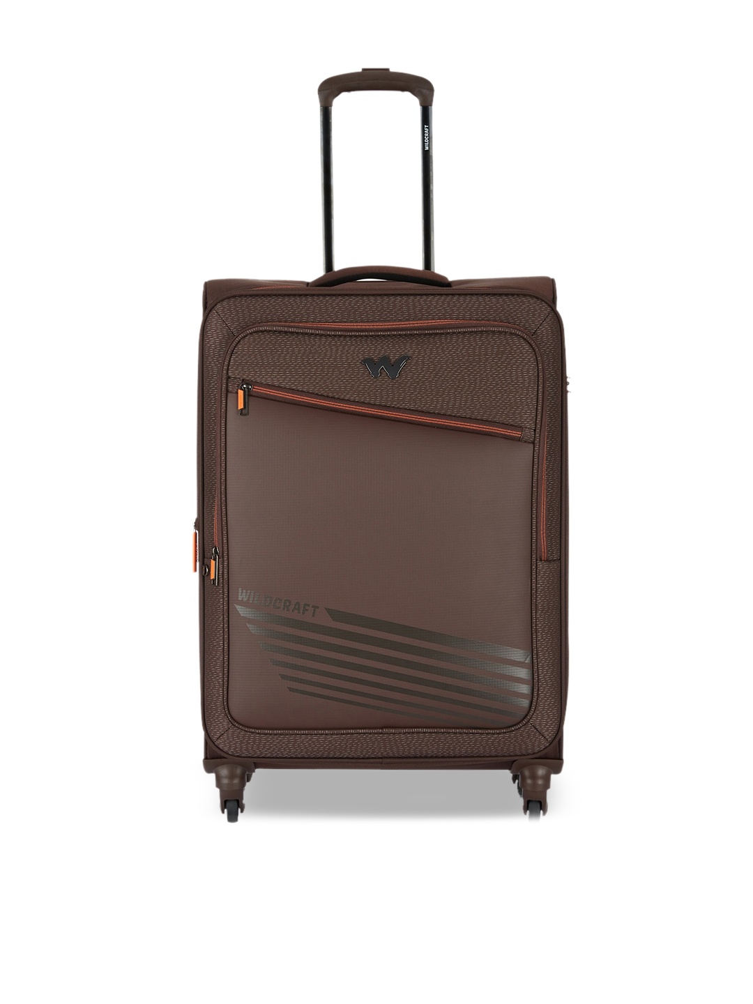 

Wildcraft Textured Crux Cabin Trolley Bag, Coffee brown