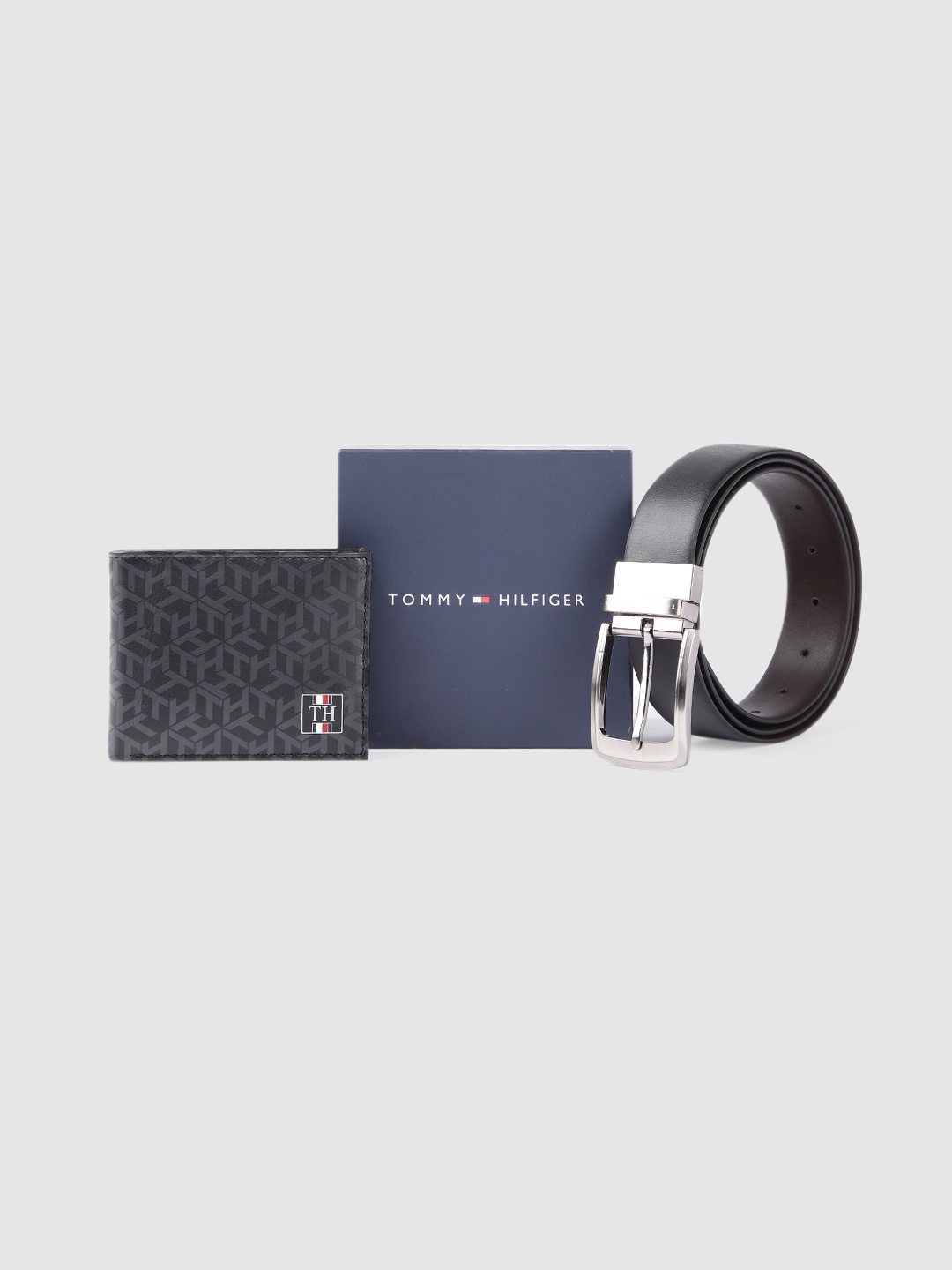 

Tommy Hilfiger Men Wallet & Belt Accessory Gift Set, Multi