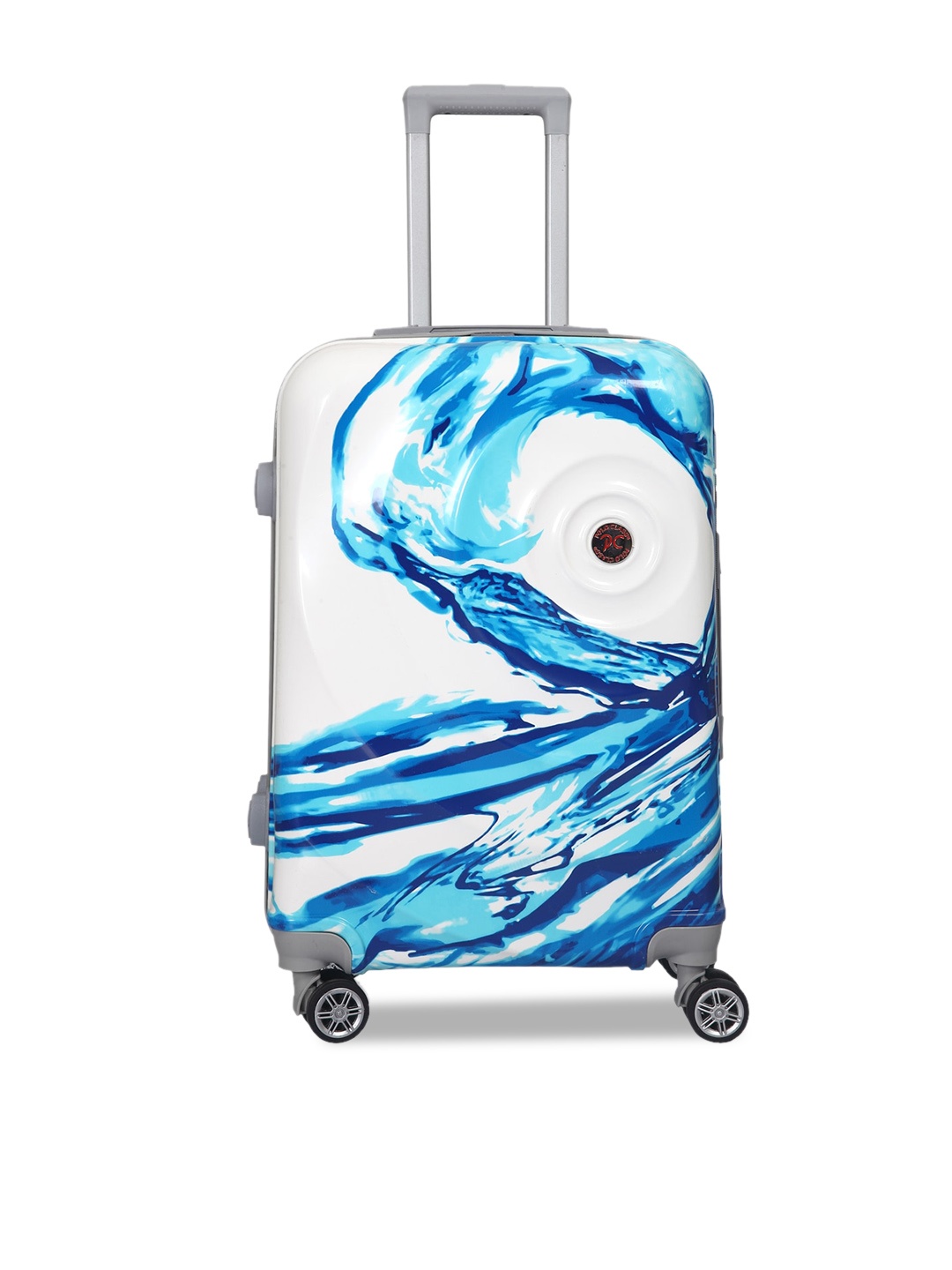 

Polo Class Printed Hard-Sided Medium Trolley Suitcase With Vanity, Blue