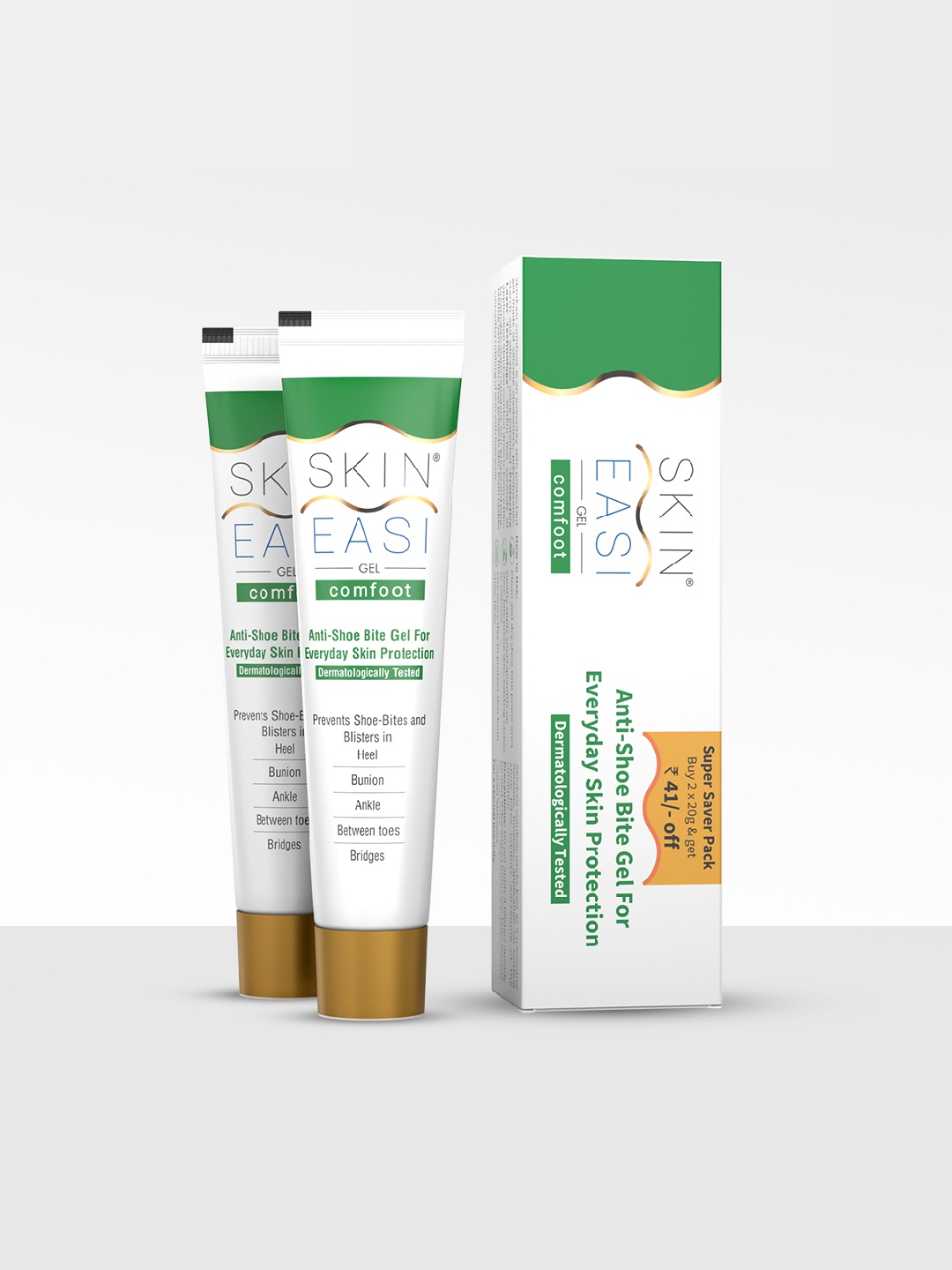 

SkinEasi Amaterasu Comfoot Anti Shoe-Bite Gel For Skin Protection - 20 g, White