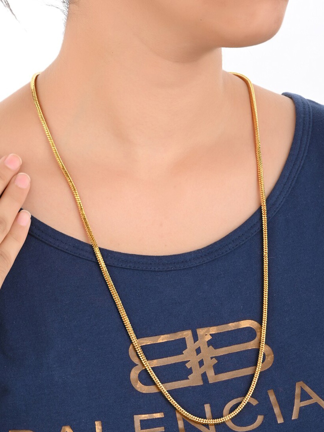 

AanyaCentric Pack Of 6 Brass Gold Plated Chain