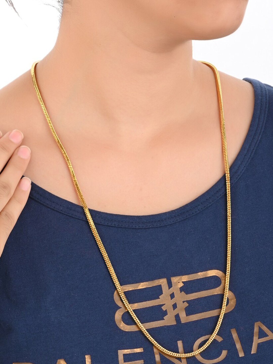 

AanyaCentric Pack Of 6 Brass Gold Plated Chain