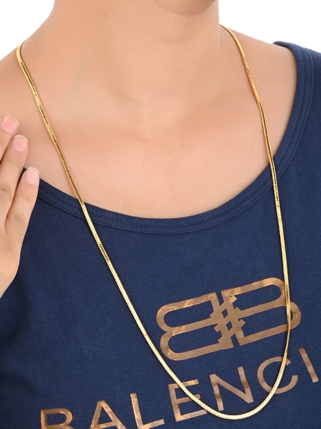 

AanyaCentric Pack Of 6 Brass Gold Plated Chain