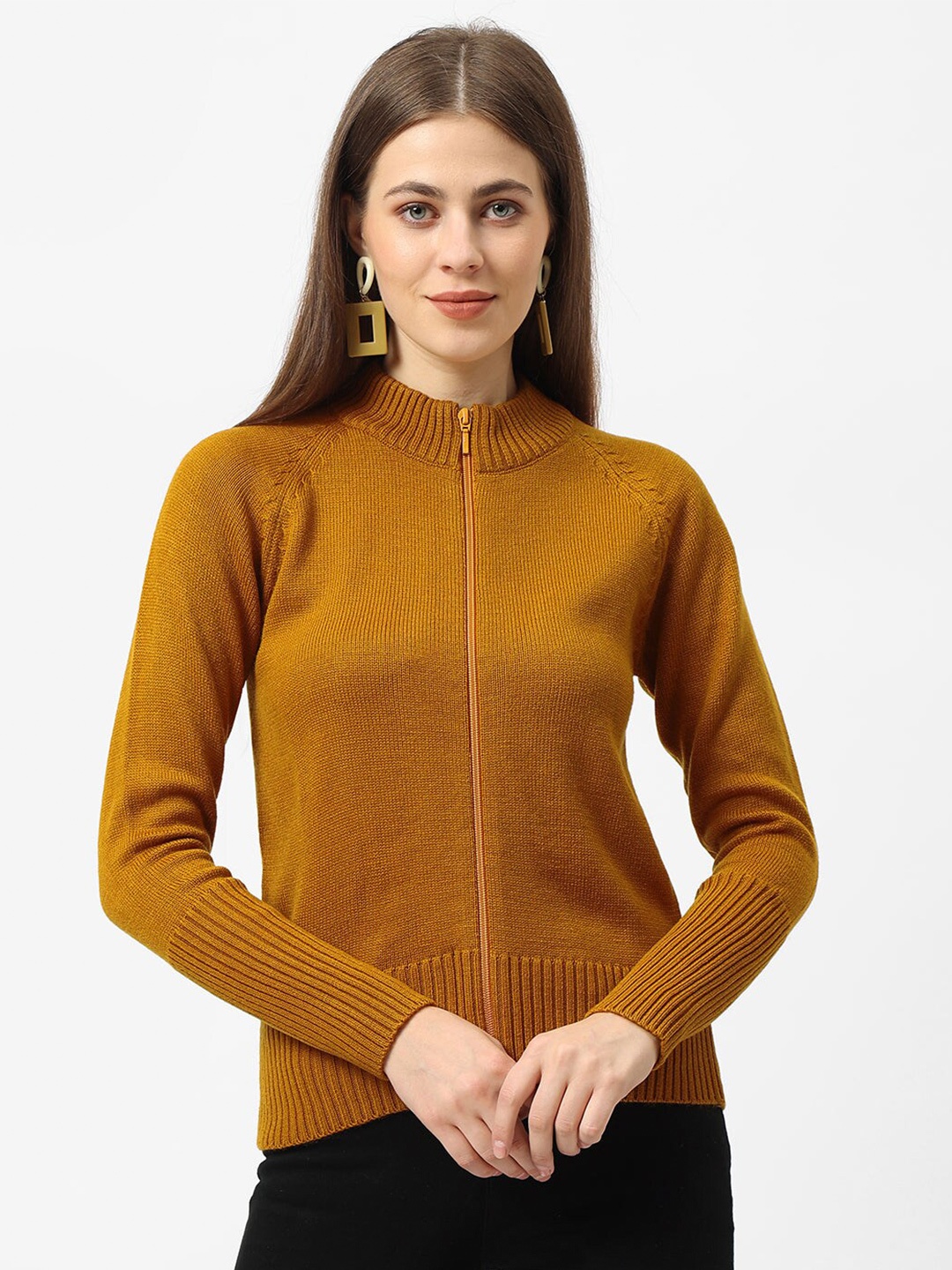 

Kraus Jeans Women Cardigan, Mustard