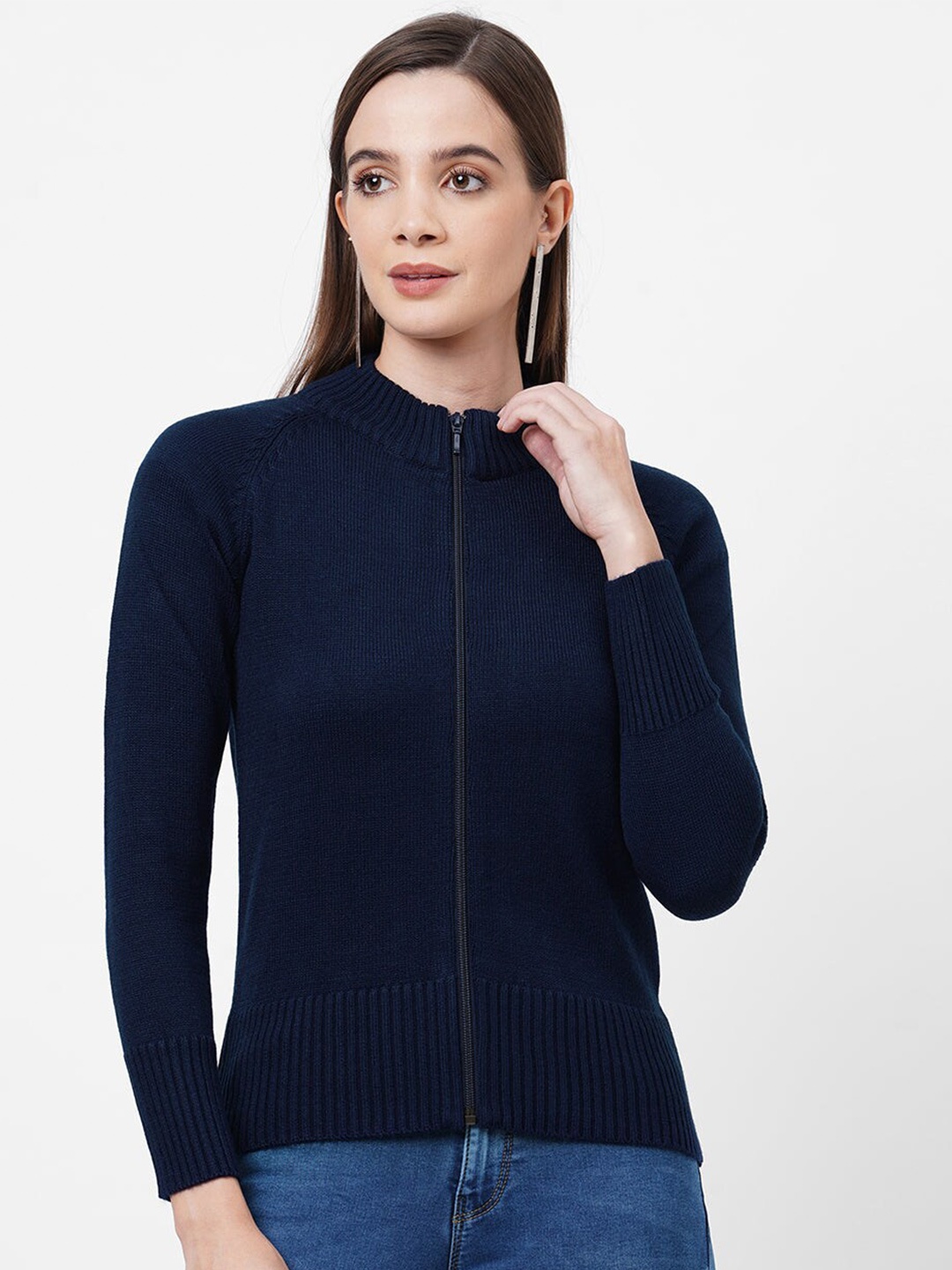 

Kraus Jeans Women Cardigan, Navy blue